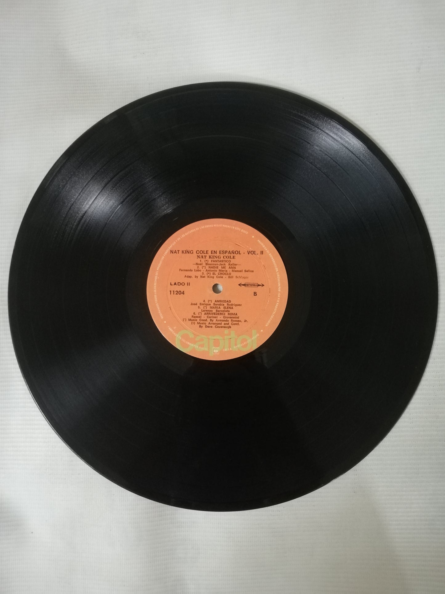 LP NAT KING COLE - NAT KING COLE EN ESPAÑOL VOL. 2