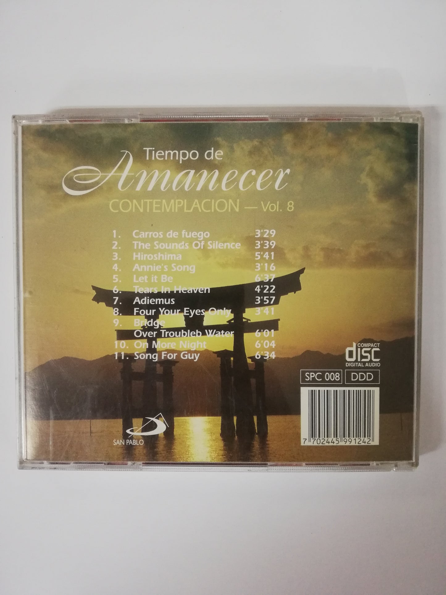 CD TIEMPO DE AMANECER - TIEMPO DE AMANECER CONTEMPLACION VOL. 8