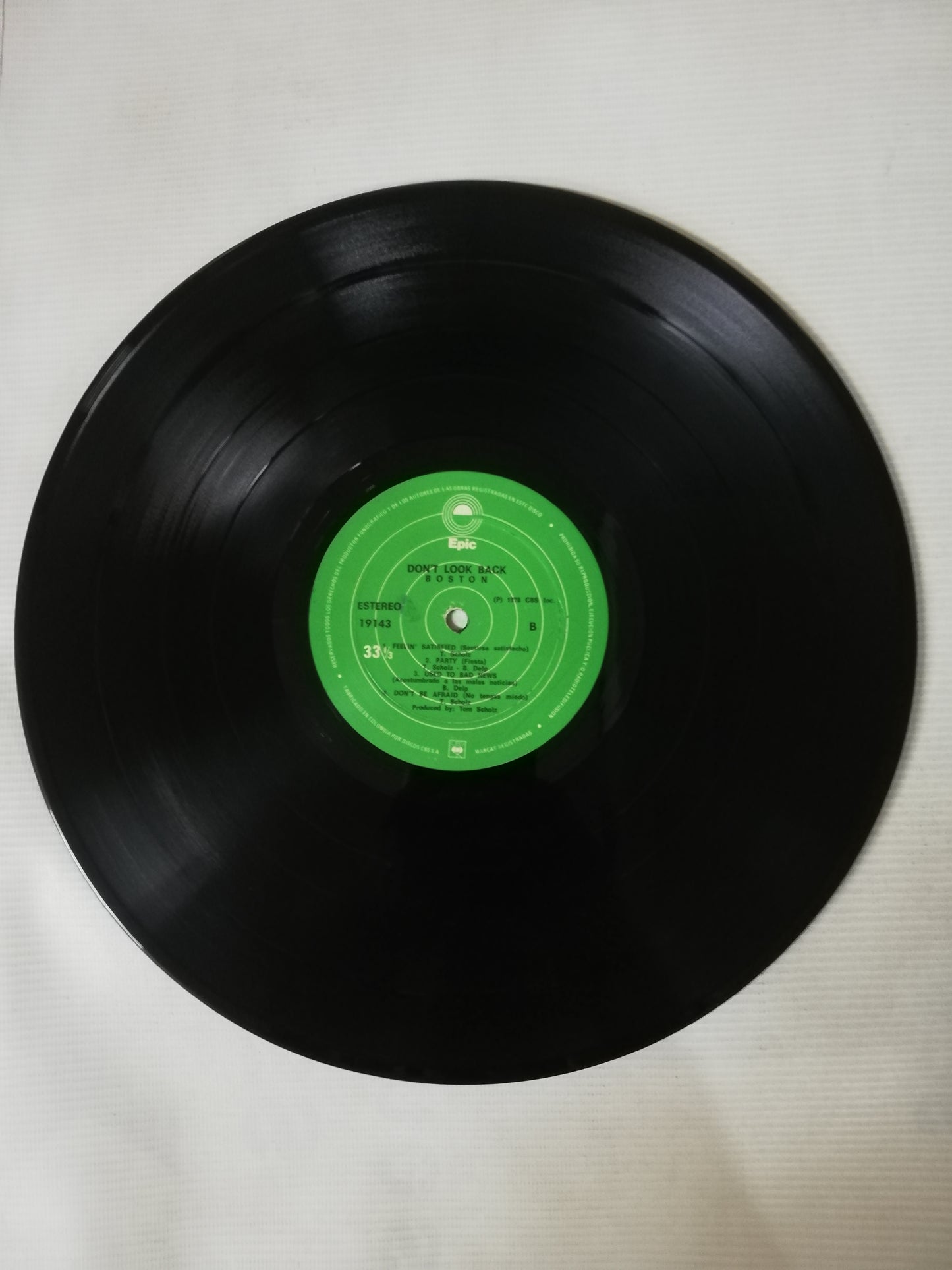 LP BOSTON - DON´T LOOK BACK