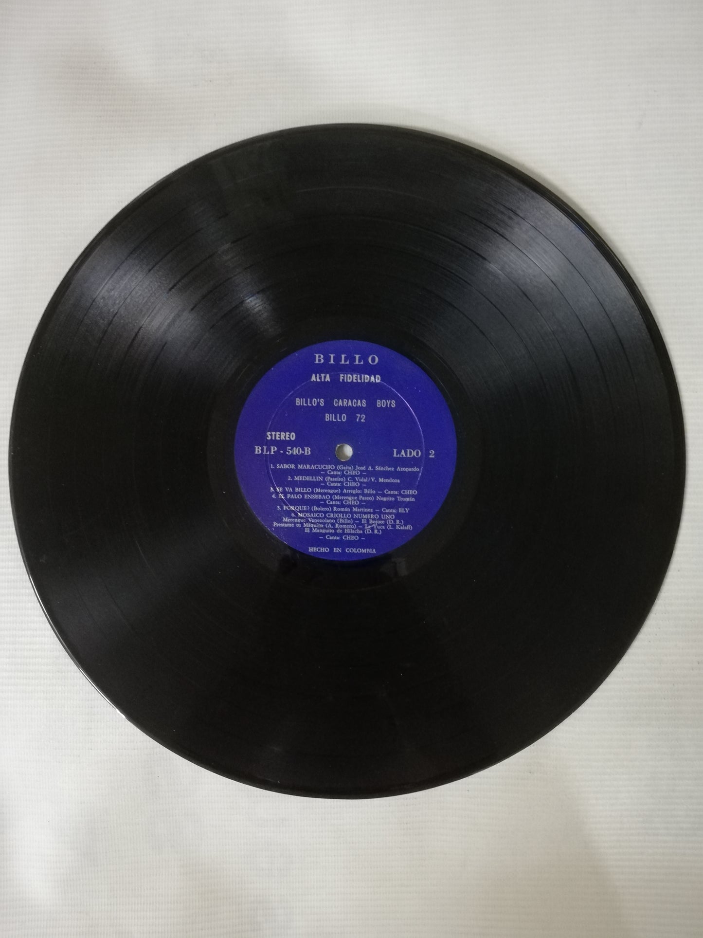 LP BILLO´S CARACAS BOYS - BILLO ´72