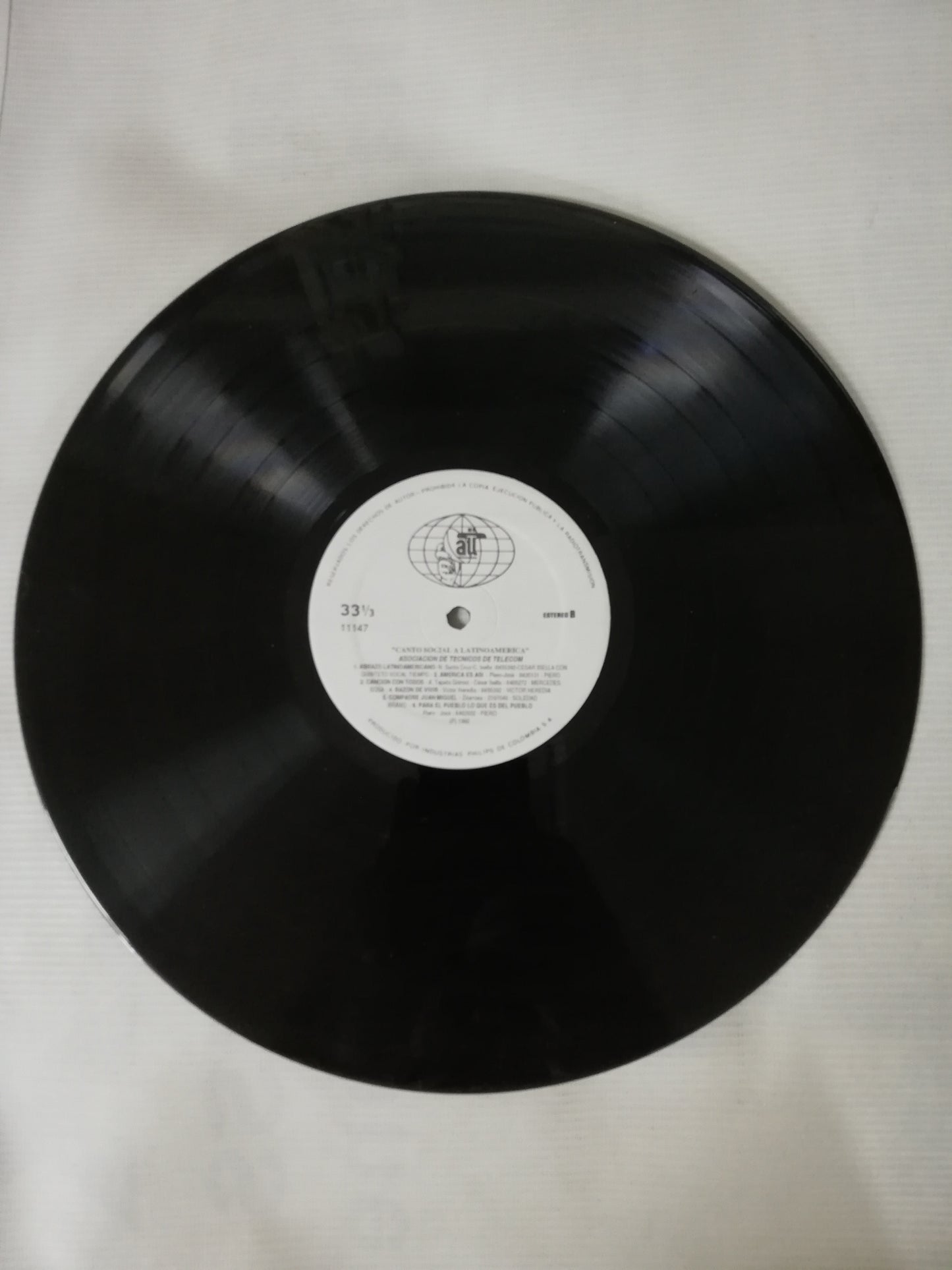 LP CANTO SOCIAL LATINOAMERICANO - VARIOS INTÉRPRETES