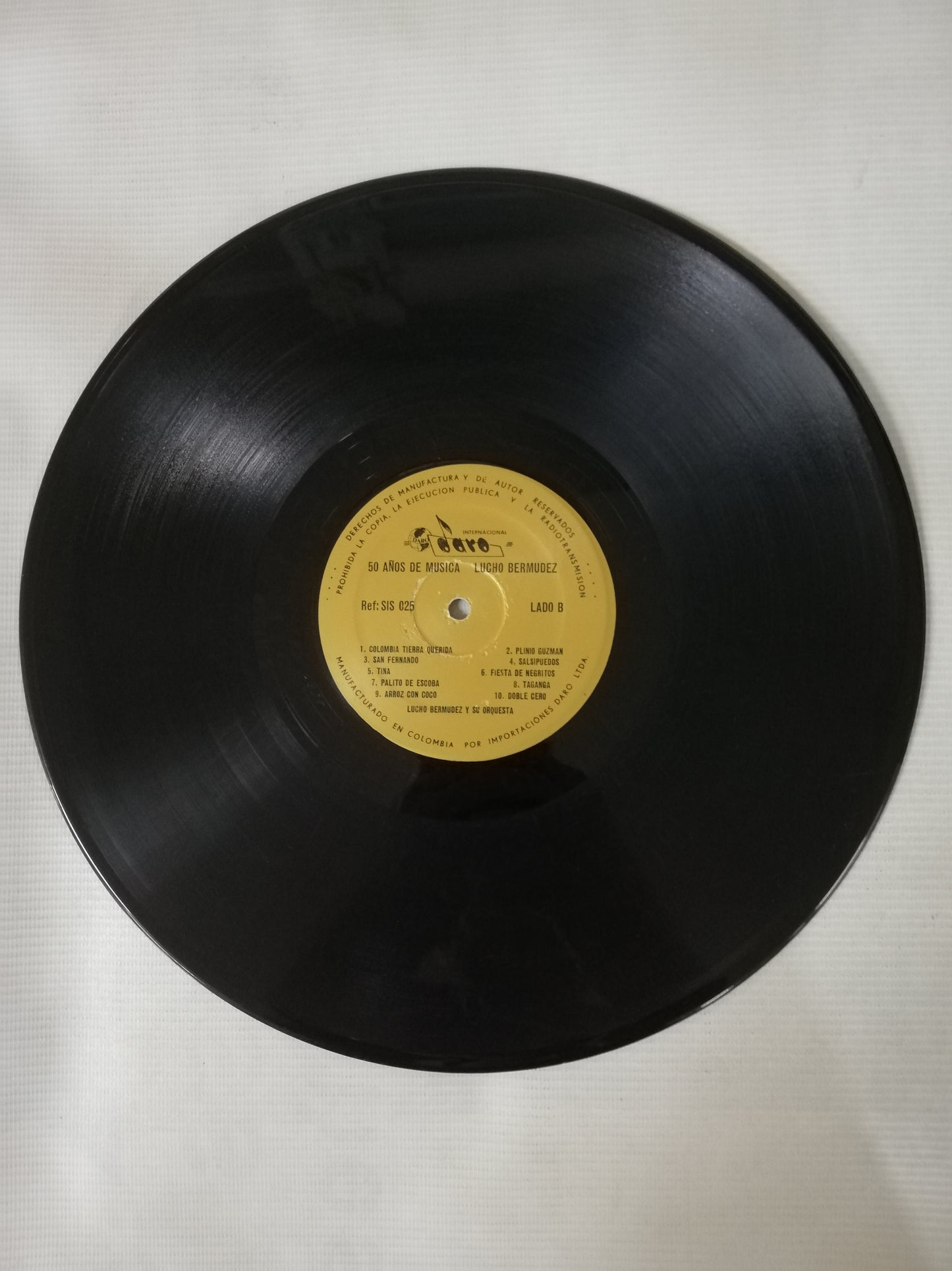 LP LUCHO BERMUDEZ - 50 AÑOS DE MÚSICA