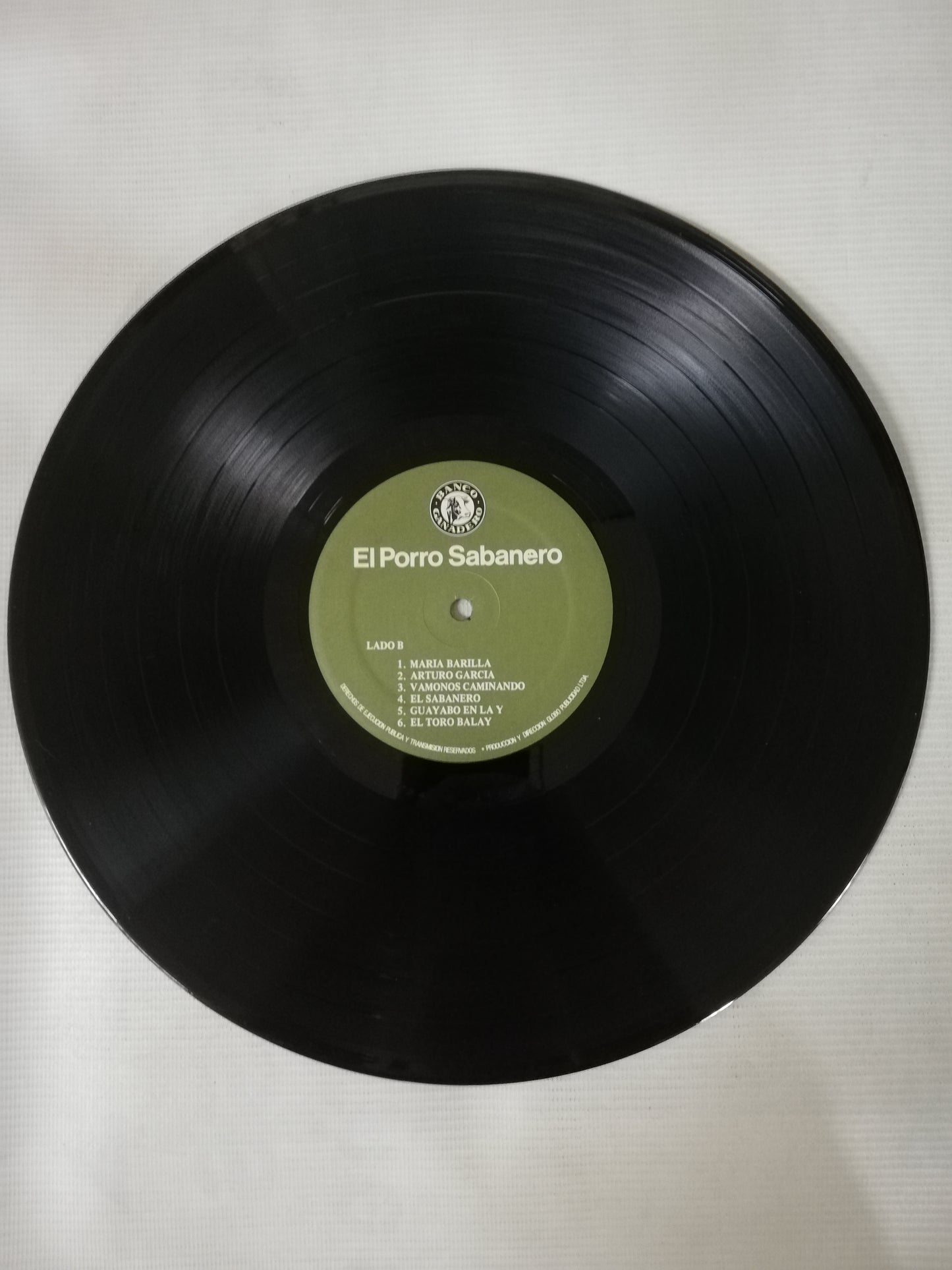 LP EL PORRO SABANERO - VARIOS INTÉRPRETES - COLECCIÓN BANCO GANADERO VOL. 8