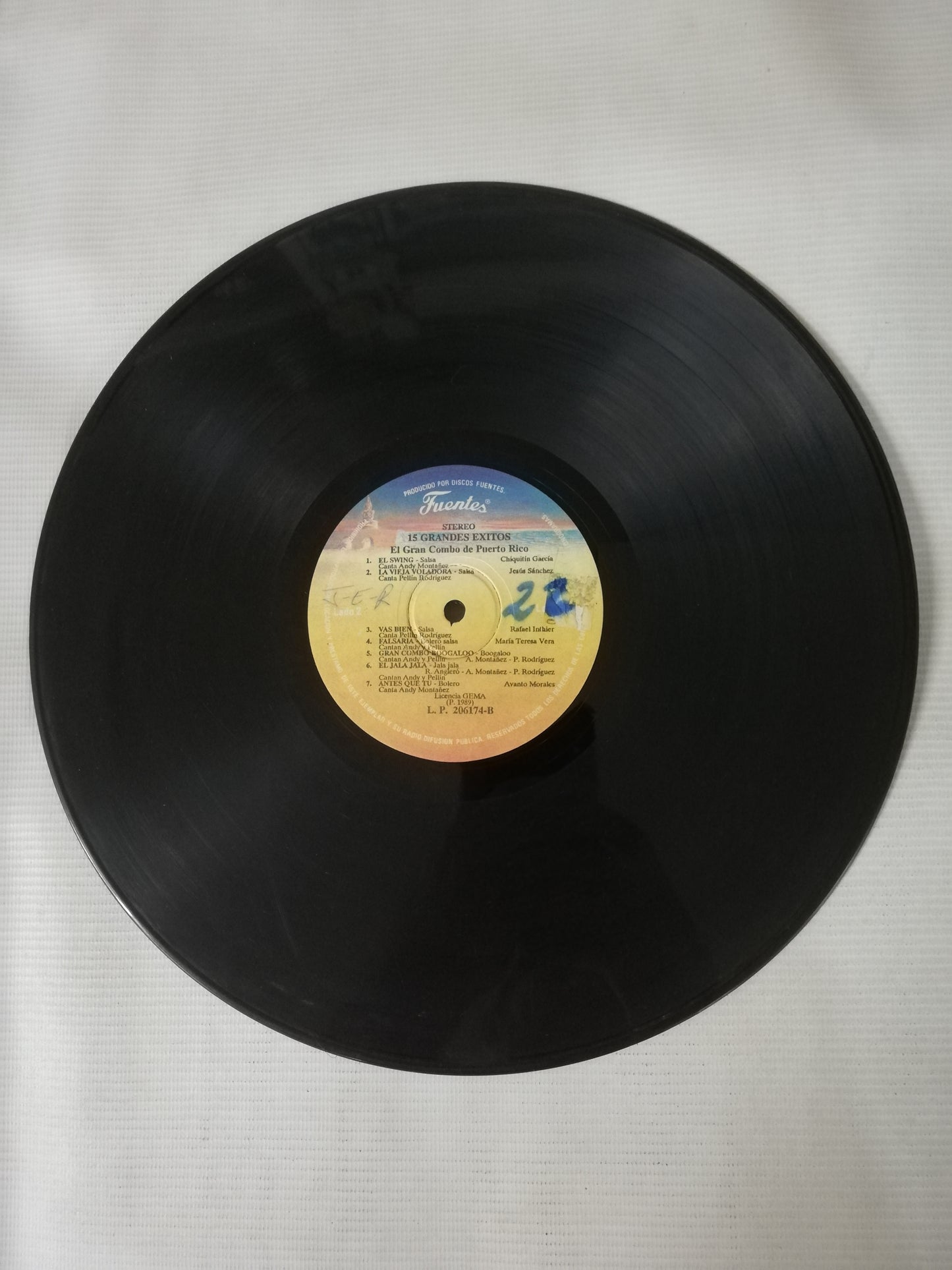 LP EL GRAN COMBO DE PUERTO RICO - 15 GRANDES EXITOS