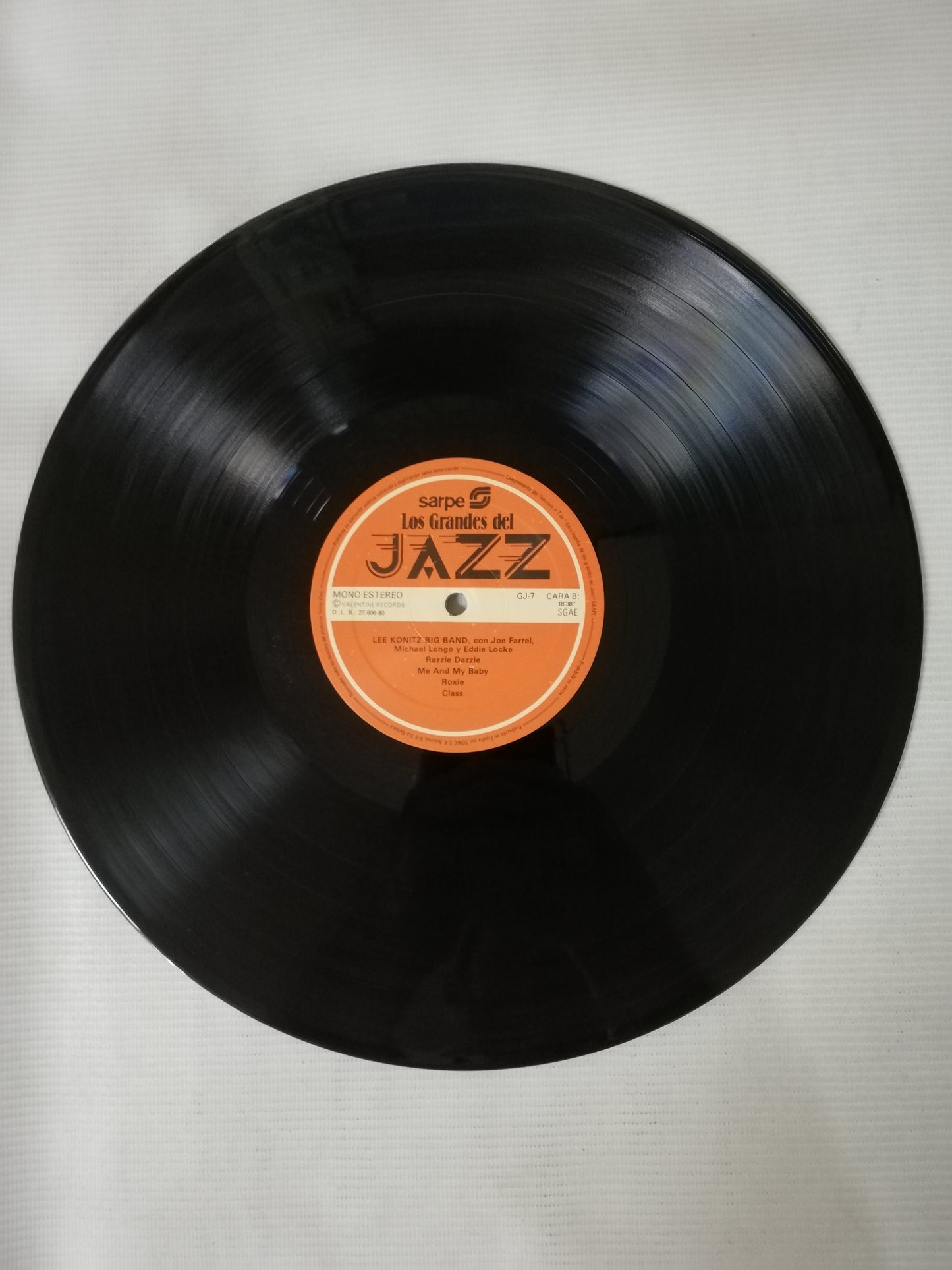 LP LEE KONITZ BIG BAND - LOS GRANDES DEL JAZZ VOL. 7