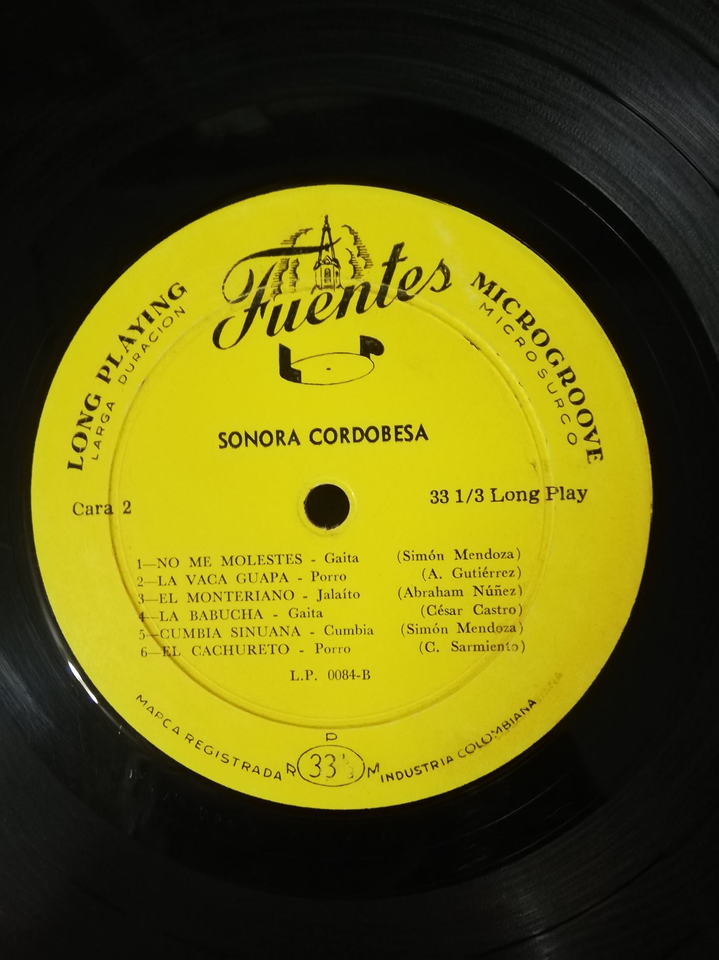 LP LA SONORA CORDOBESA - LA SONORA CORDOBESA