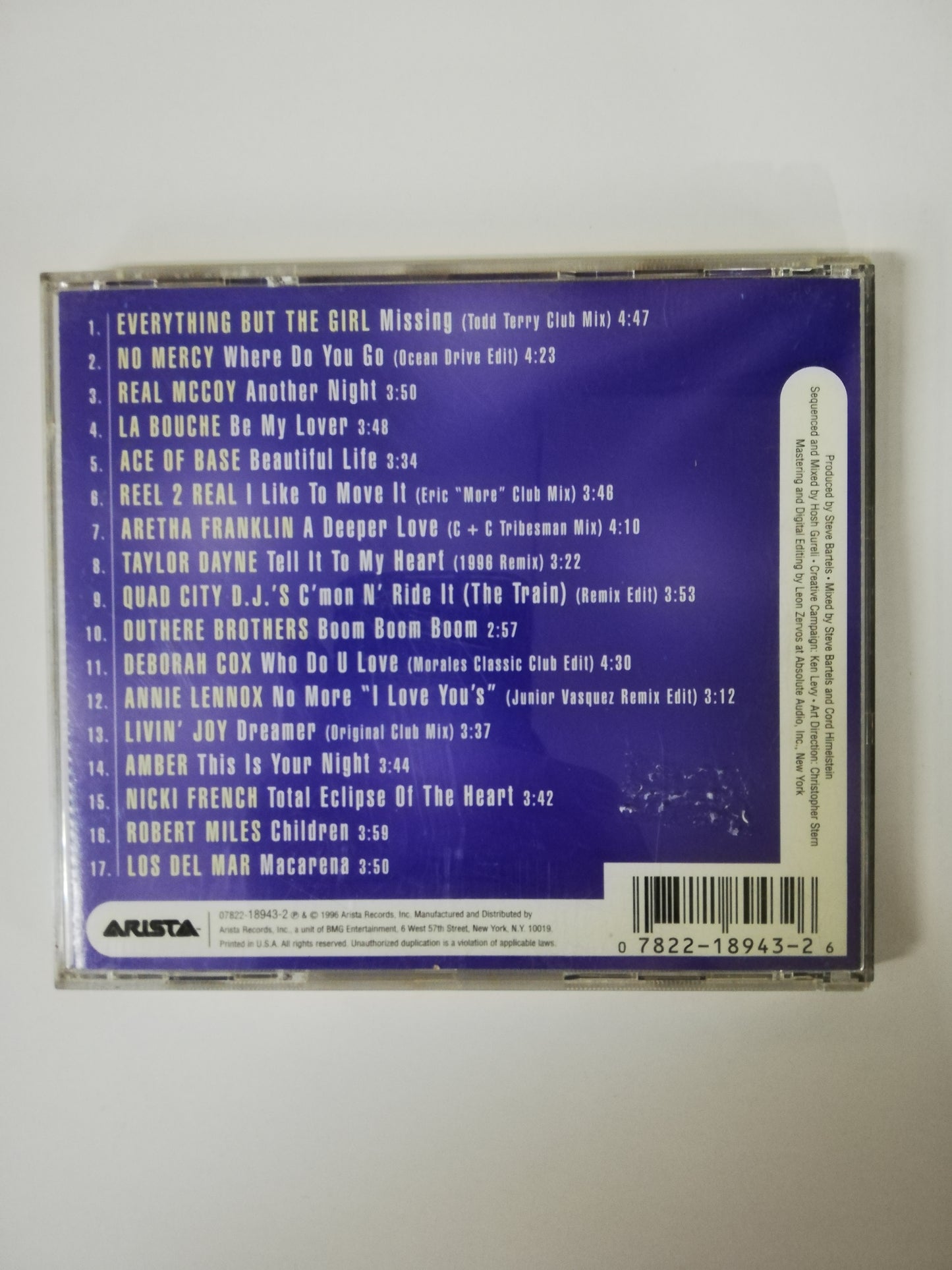 CD ULTIMATE DANCE PARTY - ULTIMATE DANCE PARTY 1997