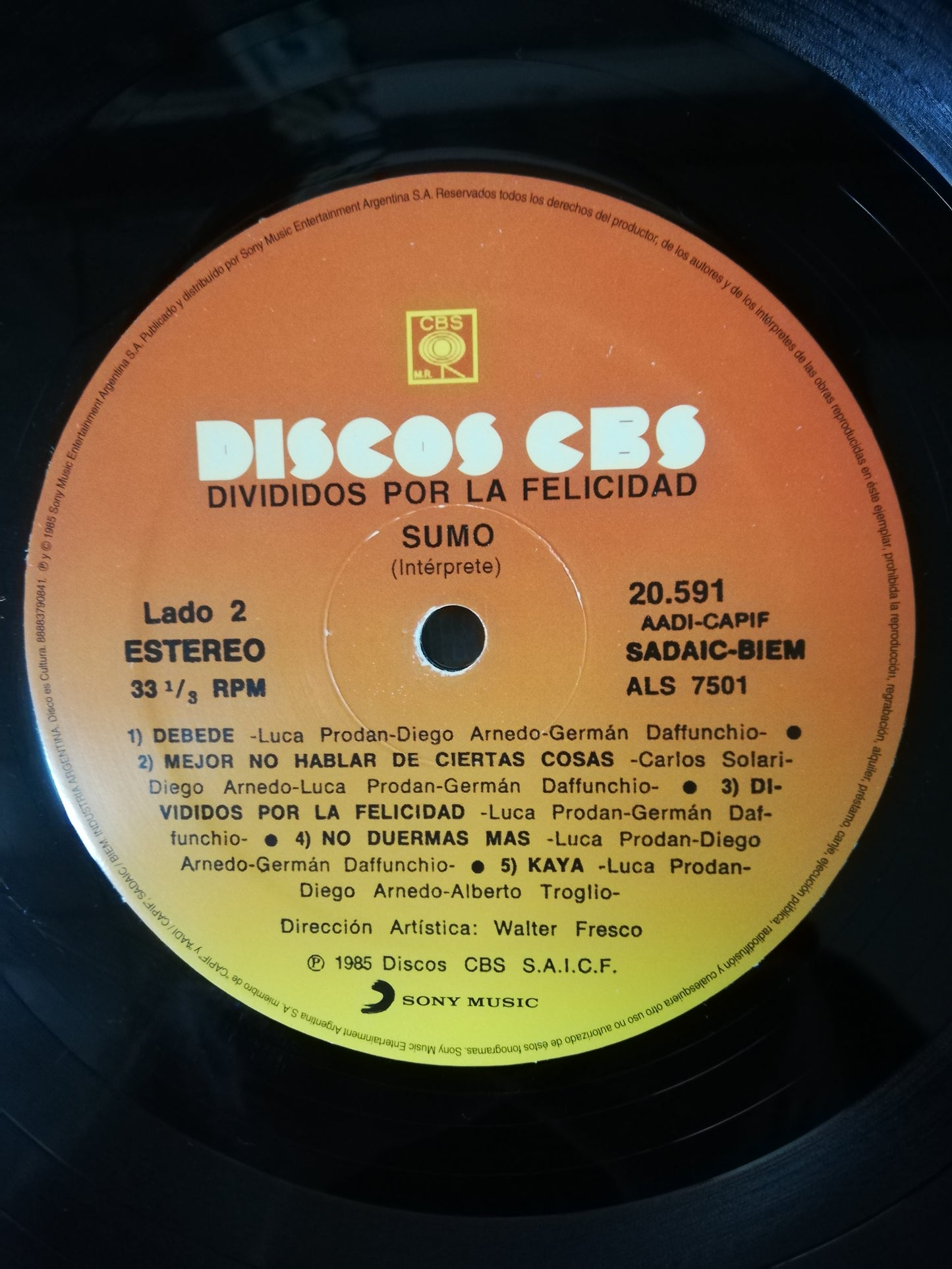 LP SUMO - DIVIDIDOS POR LA FELICIDAD