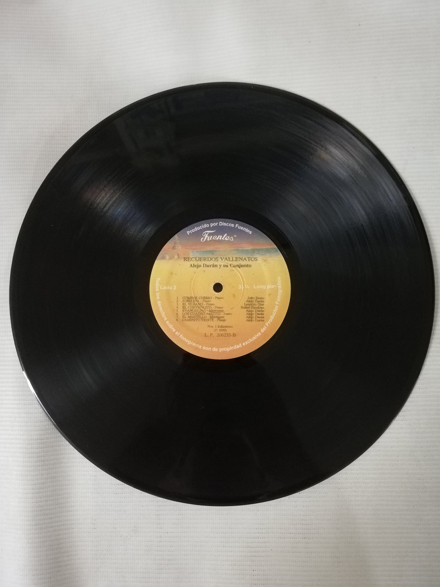 LP ALEJO DURAN Y SU CONJUNTO - RECUERDOS VALLENATOS - 16 GRANDES EXITOS