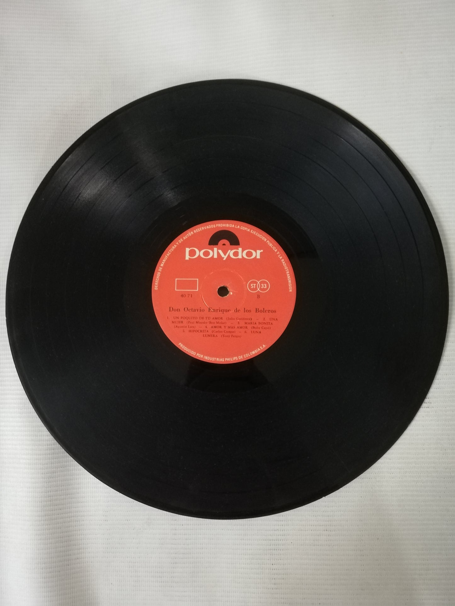 LP DON OCTAVIO HENRIQUEZ - DE LOS BOLEROS