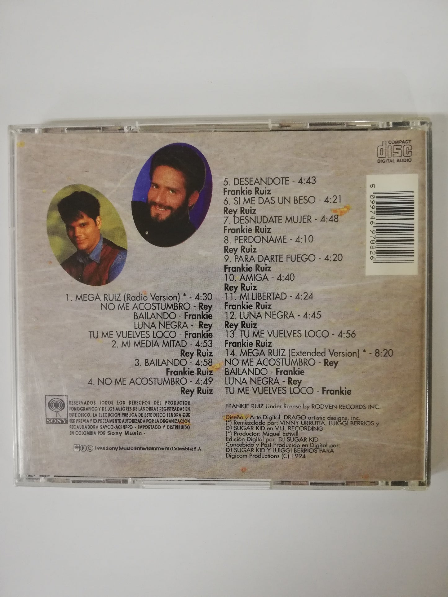 CD REY RUIZ & FRANKIE RUIZ - LOS RUIZ SEÑORES