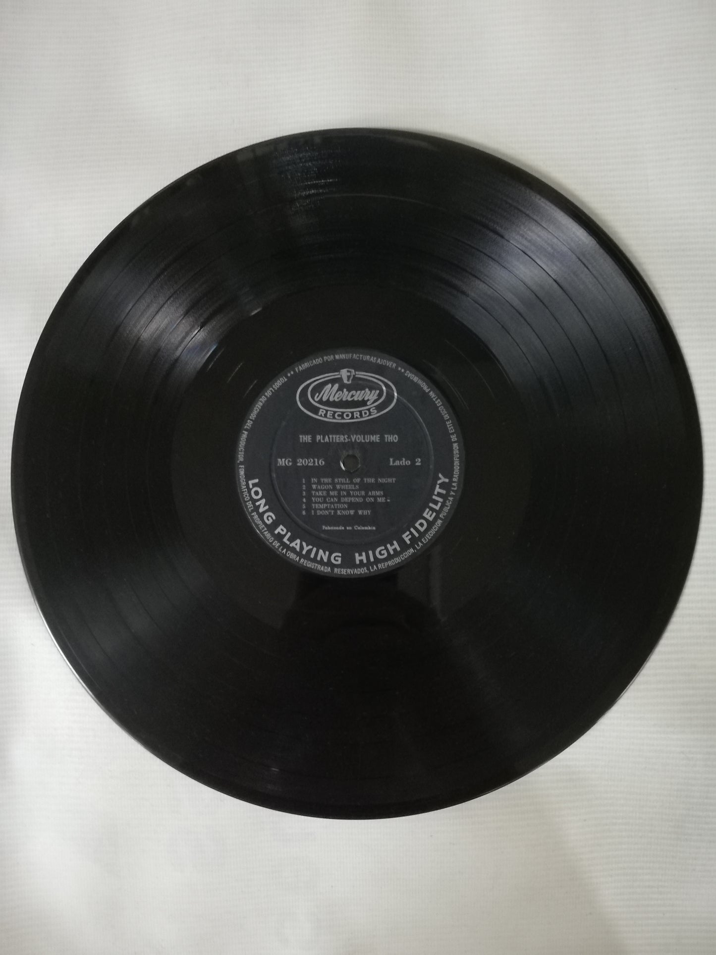 LP THE PLATTERS - THE PLATTERS VOL. 2