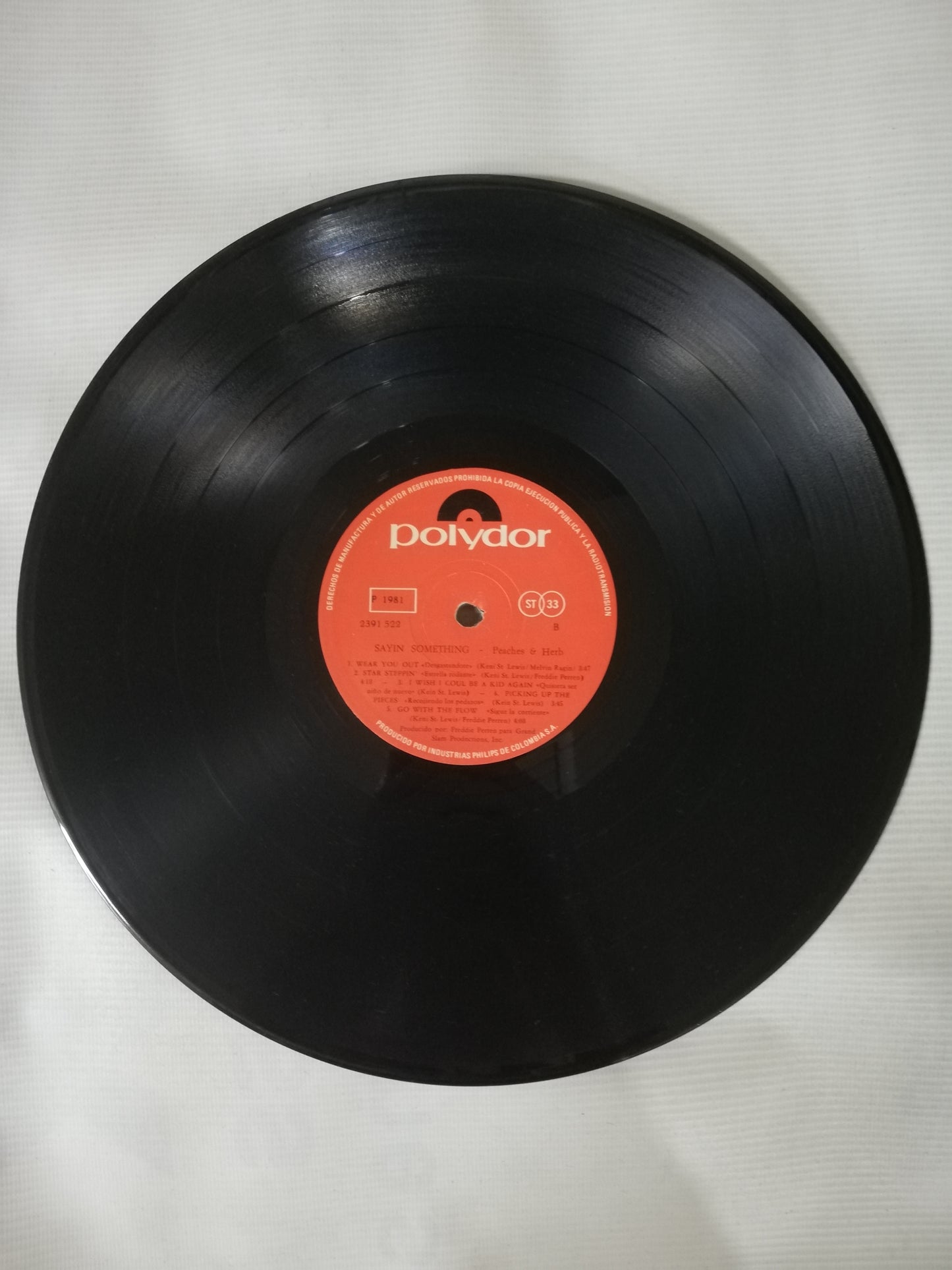 LP PEACHES & HERB - SAYIN´ SOMETHING!