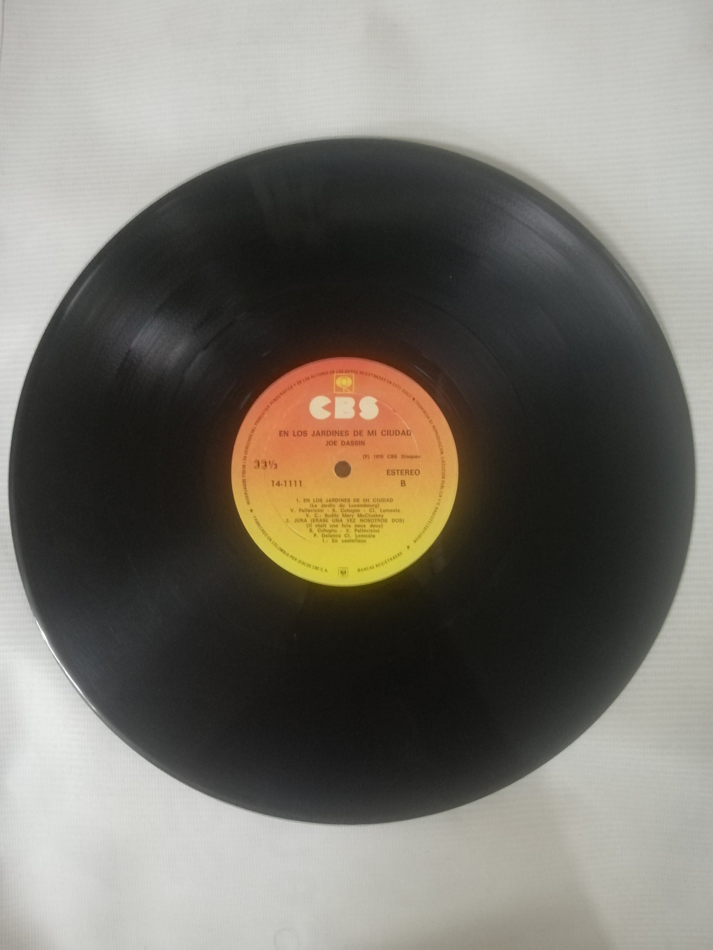 LP JOE DASSIN - EN LOS JARDINES DE LA CIUDAD
