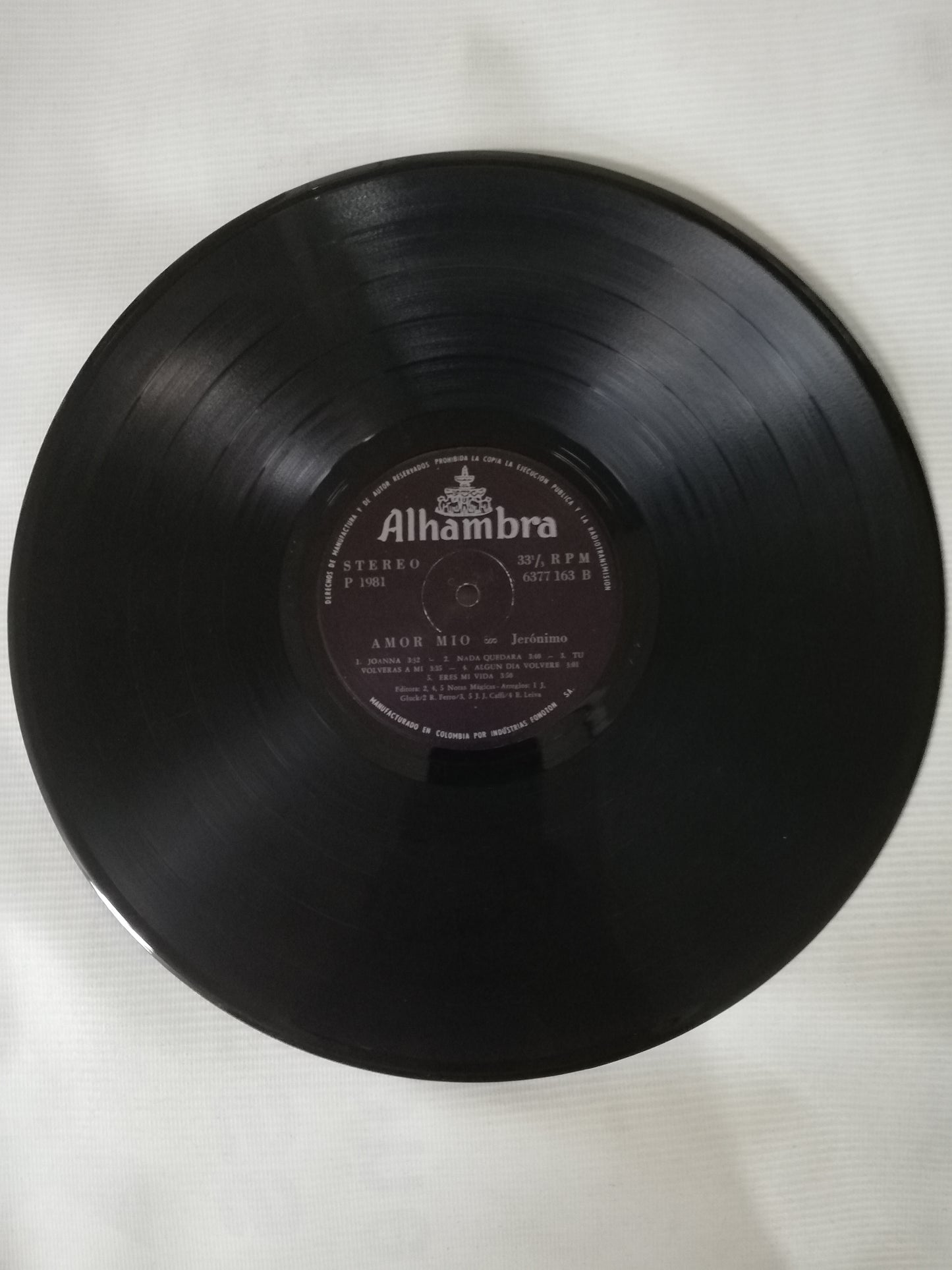 LP JERÓNIMO - AMOR MIO