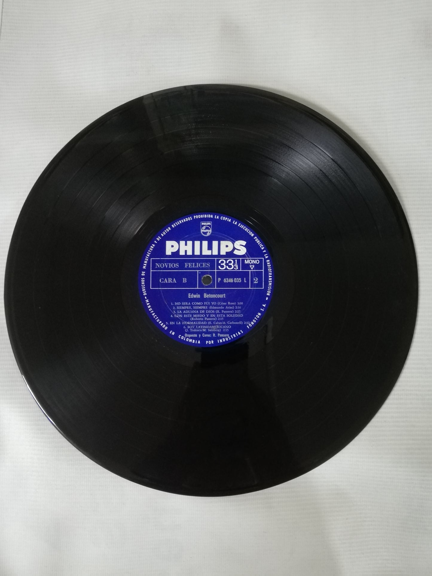 LP EDWIN BETANCOURT - NOVIOS FELICES