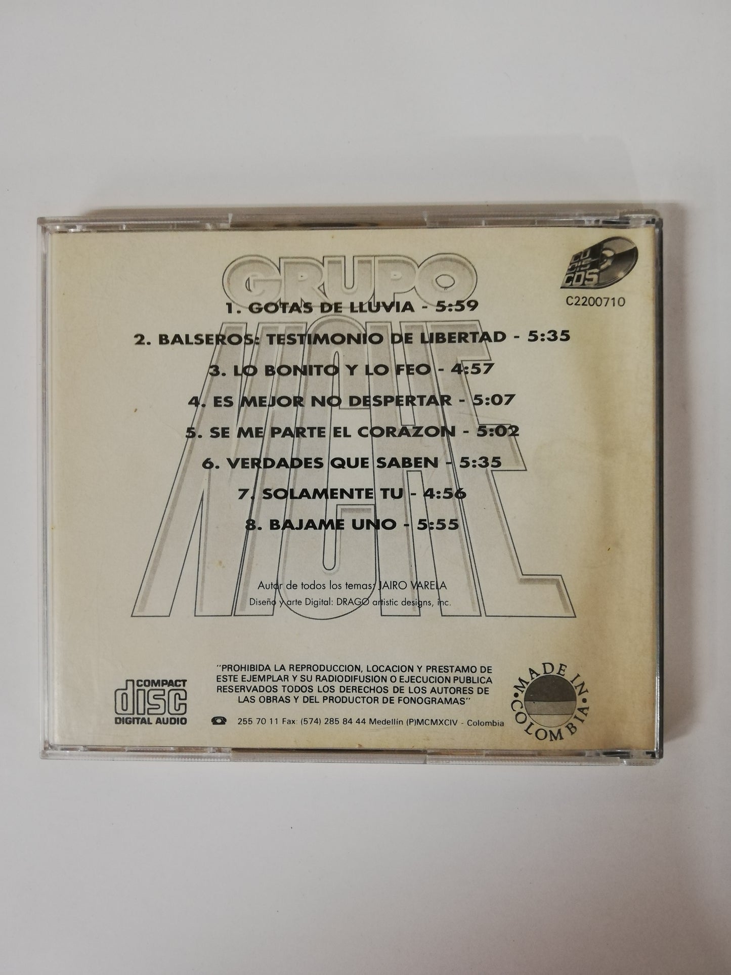 CD GRUPO NICHE - HUELLAS DEL PASADO