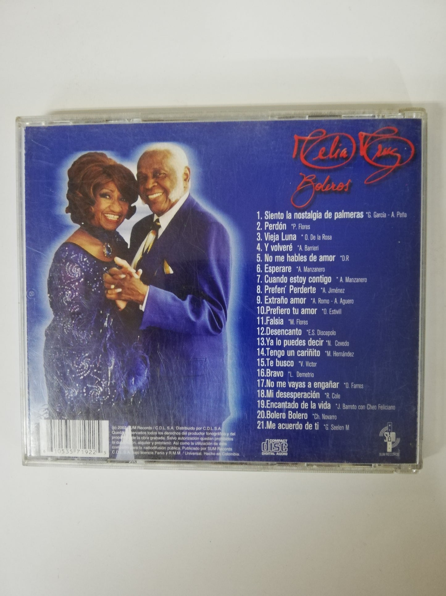 CD CELIA CRUZ - BOLEROS
