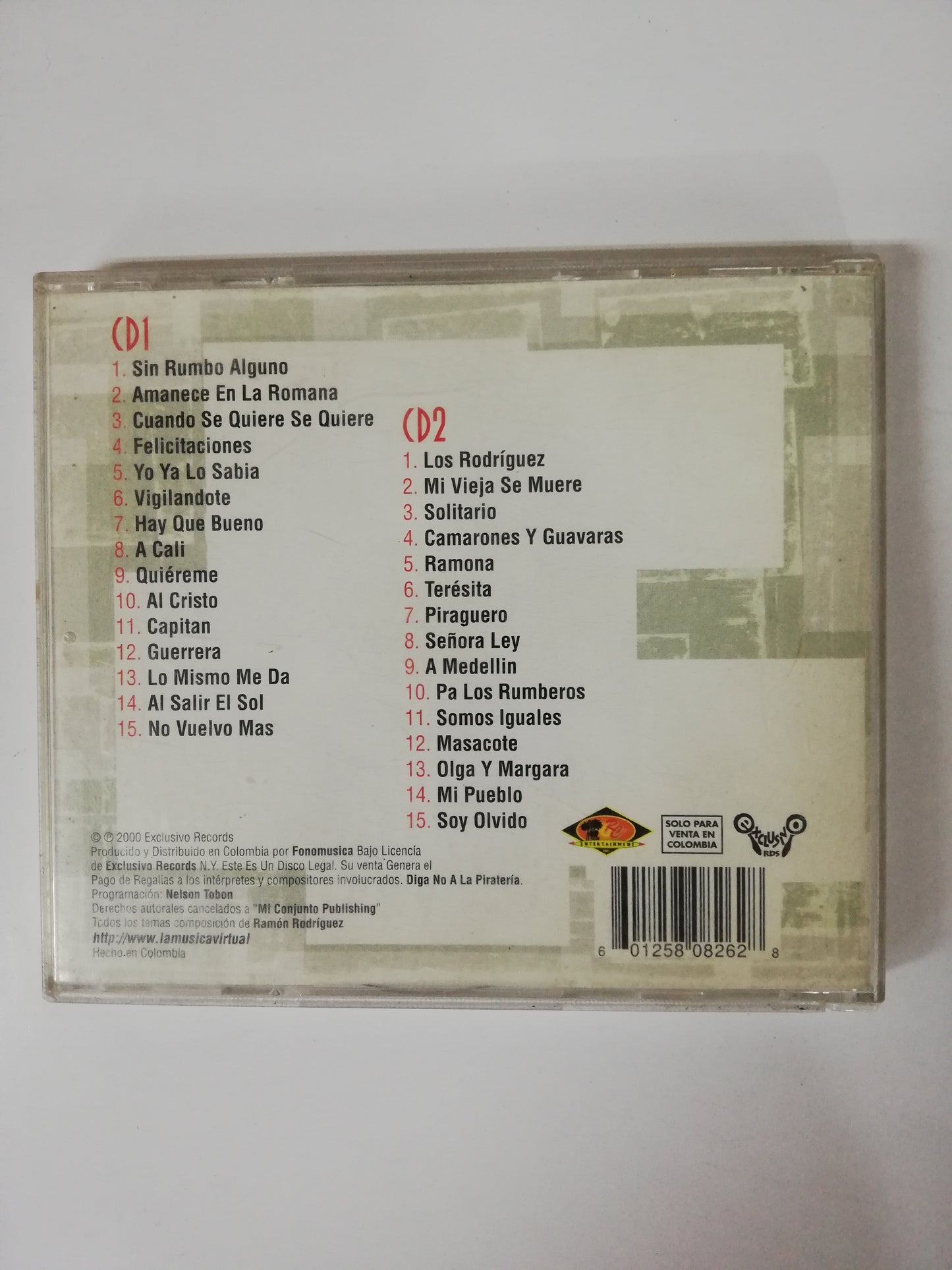 CD CONJUNTO CLASICO - LAS 20 MEJORES DEL CONJUNTO CLASICO Y SUS CANTANTES - CD X 2