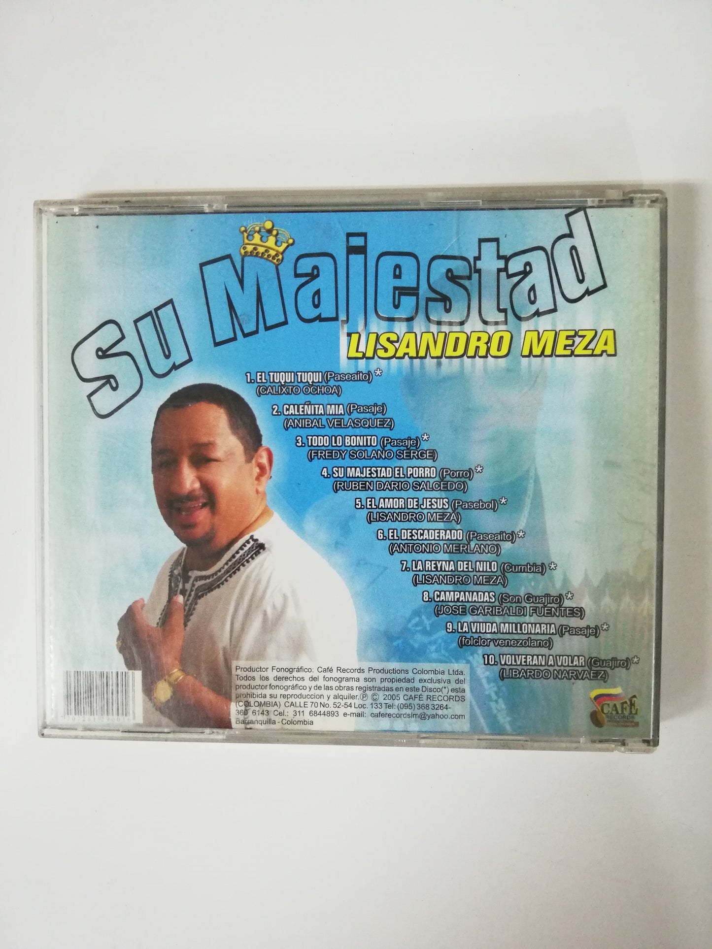 CD LISANDRO MEZA - SU MAJESTAD