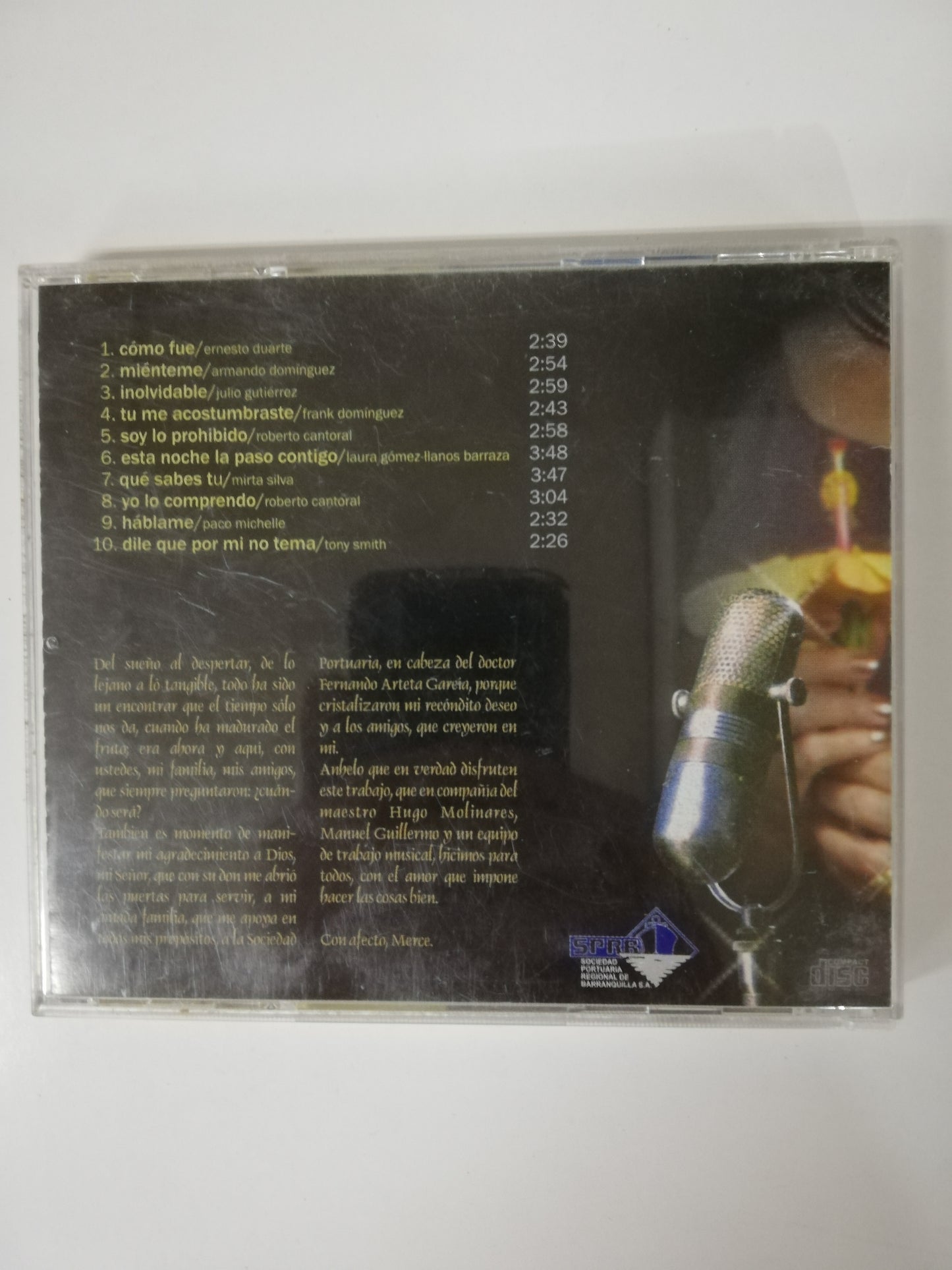 CD MERCE DE HANI - HOY QUIERO CANTAR