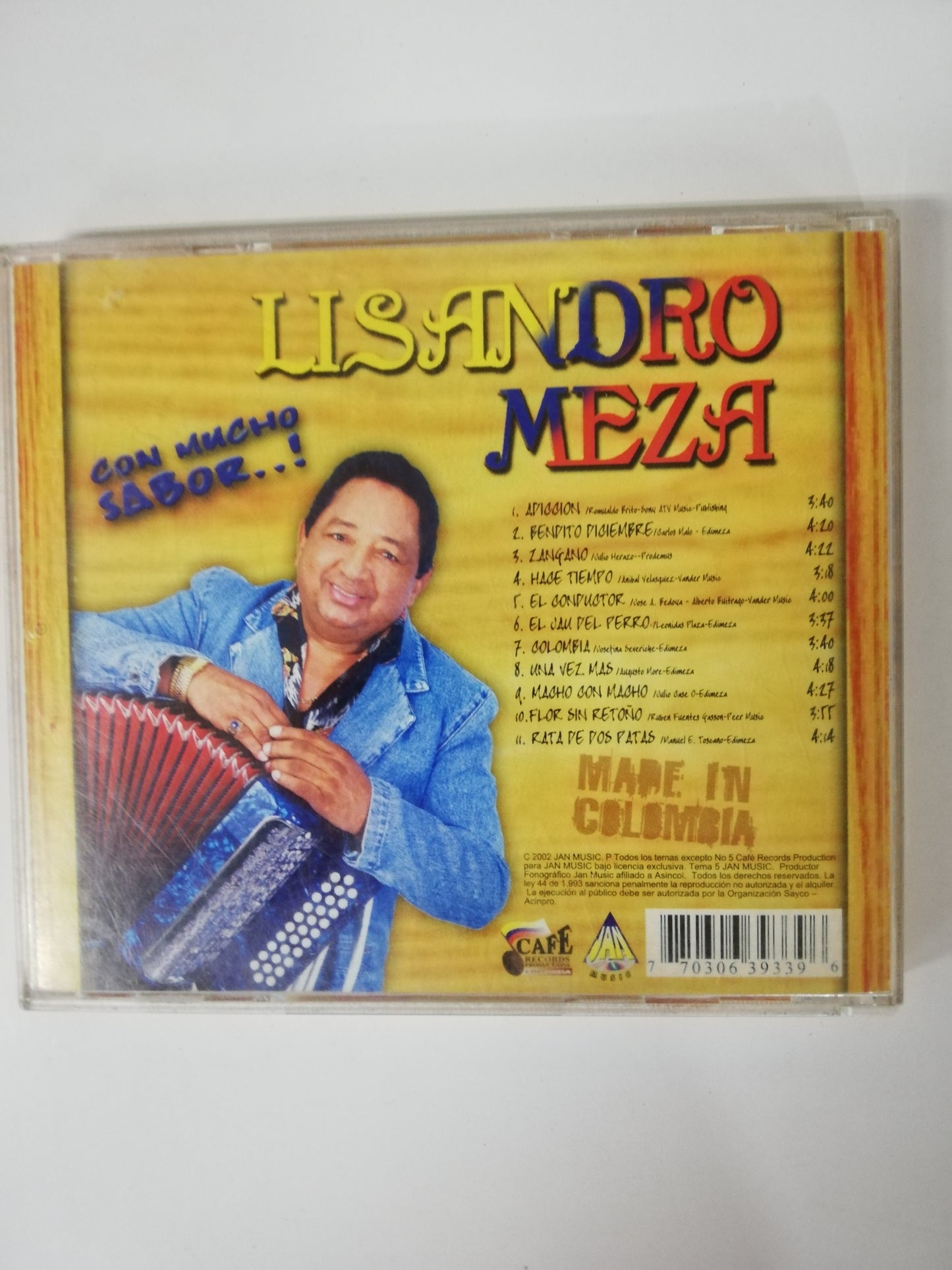 CD LISANDRO MEZA - CON MUCHO SABOR..!
