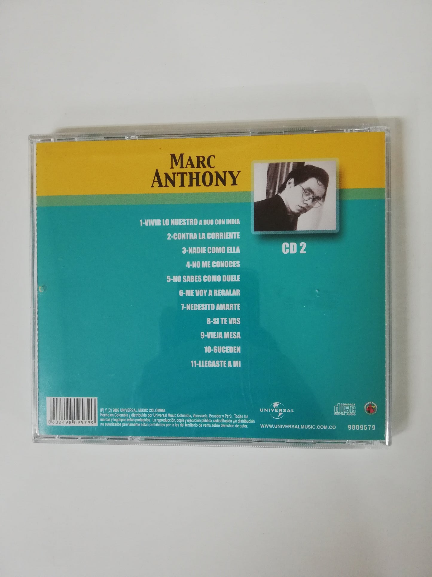 CD MARC ANTHONY - GRANDES EXITOS - CD X 2
