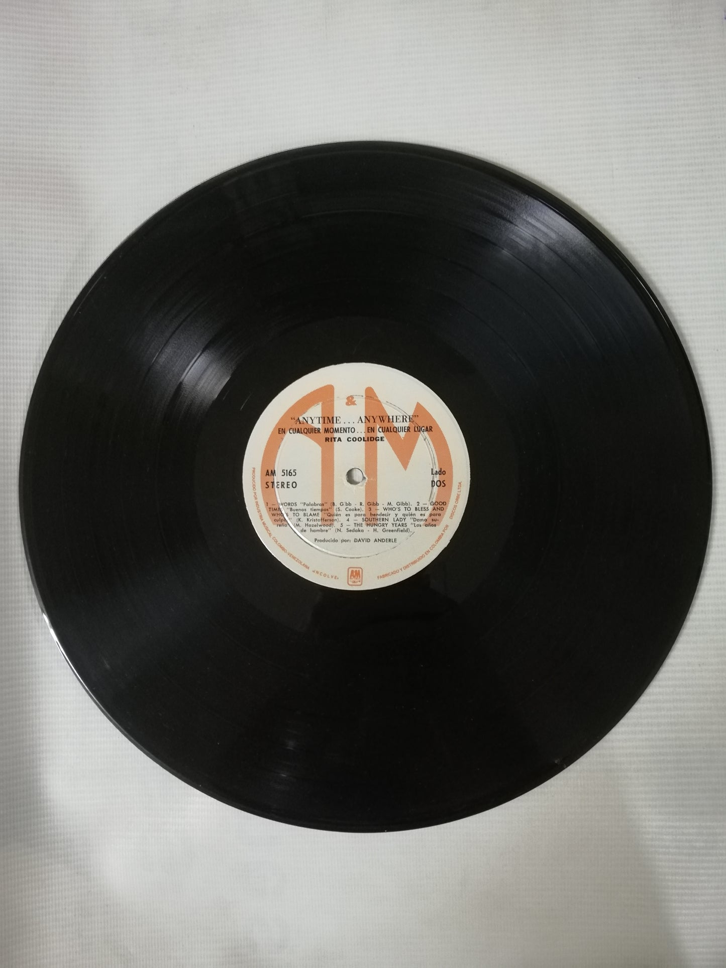 LP RITA COOLIDGE - ANYTIME...ANYWHERE