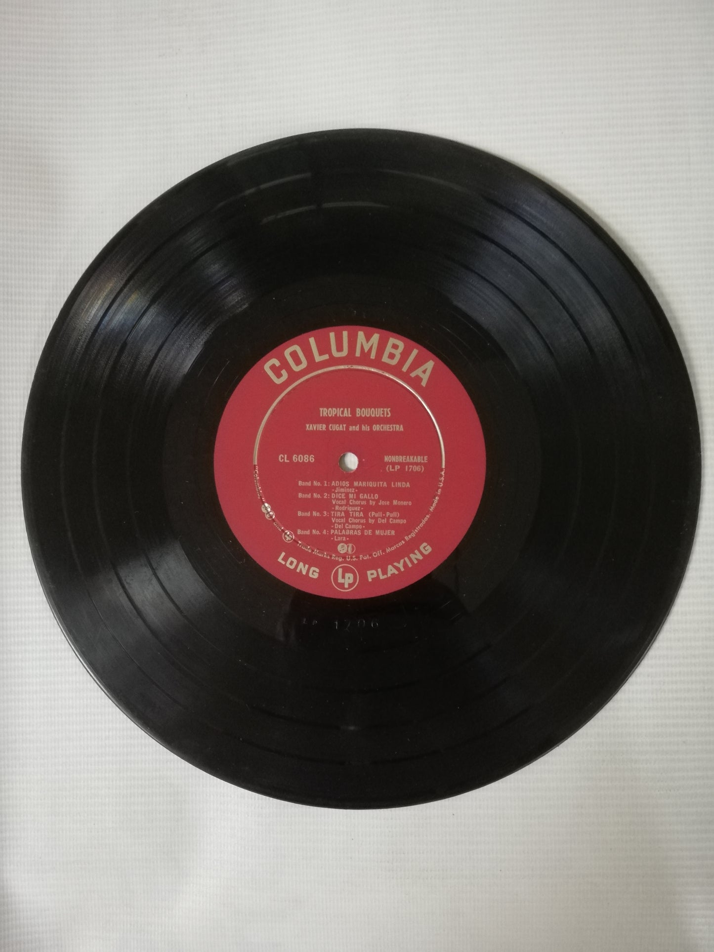 LP XAVIER CUGAT AND HIS ORCHESTRA - TROPICAL BOUQUETS