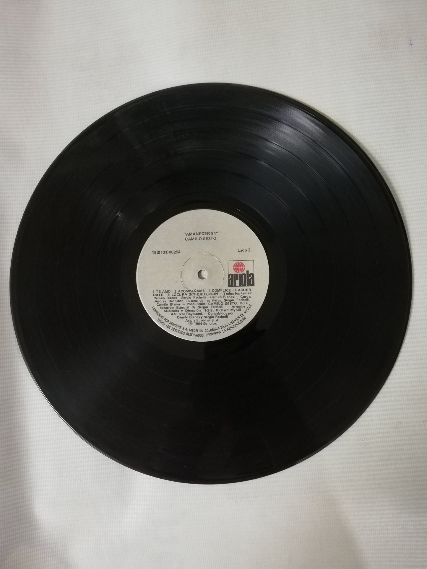 LP CAMILO SESTO - AMANECER/84