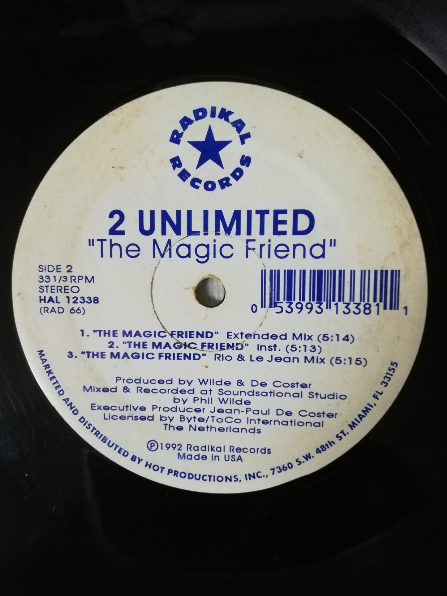 LP 2 UNLIMITED - MURPHY´S MEGAMIX - AUTOMATIC MEGAMIX - THE MAGIC FRIEND / THE MAGIC FRIEND EXTENDED MIX - THE MAGIC FRIEND INST. - THE MAGIC FRIENDS RIO & LE JEAN MIX