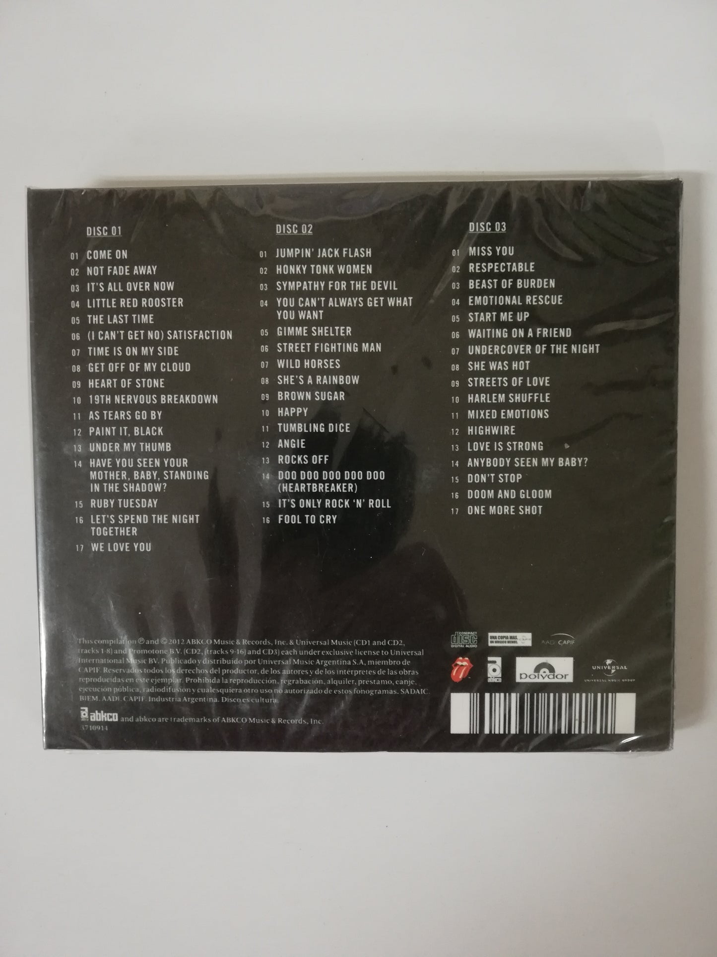 CD THE ROLLING STONES - GRRR! - CD X 3