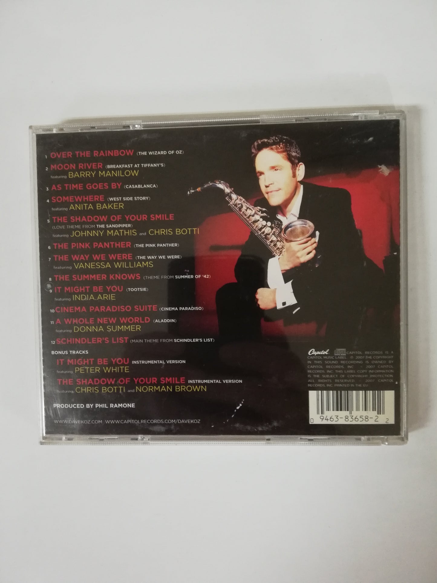 CD DAVE KOZ - AT THE MOVIES