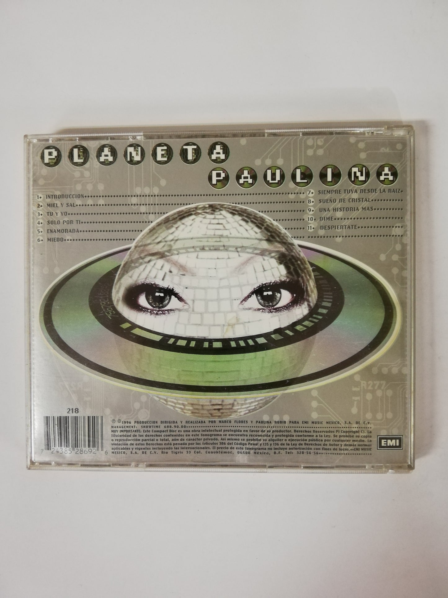 CD PAULINA RUBIO - PLANETA PAULINA