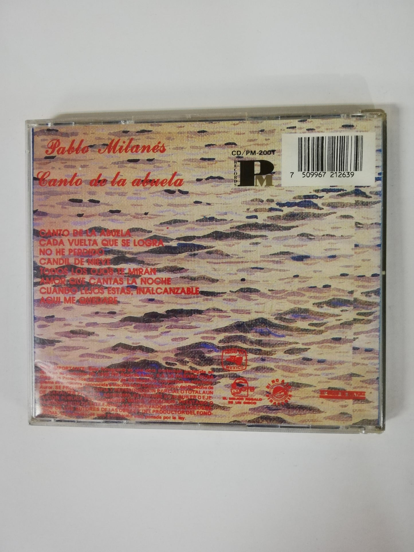 CD PABLO MILANES - CANTO DE LA ABUELA