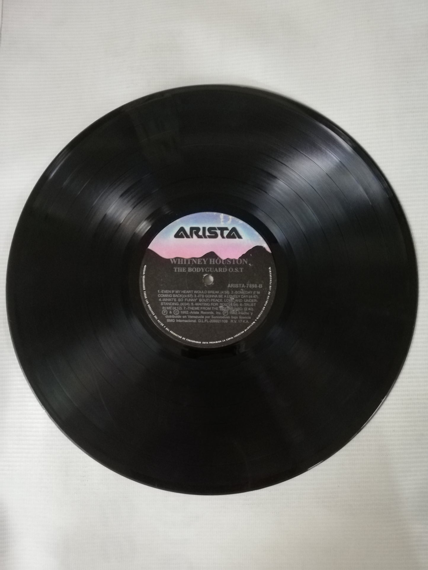 LP WHITNEY HOUSTON - THE BODYGUARD - ORIGINAL MOTION PICTURE SOUNDTRACK