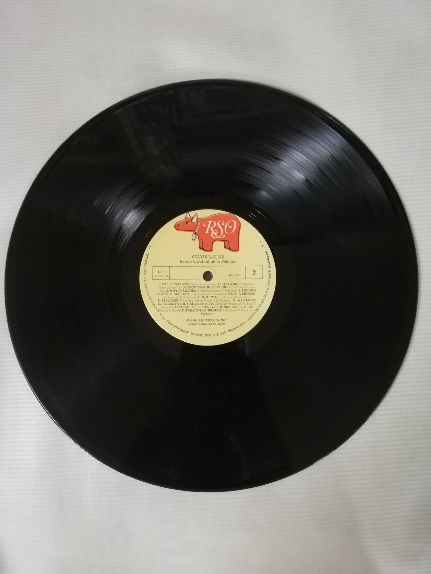 LP STAYING ALIVE - BANDA SONORA ORIGINAL DE LA PELICULA