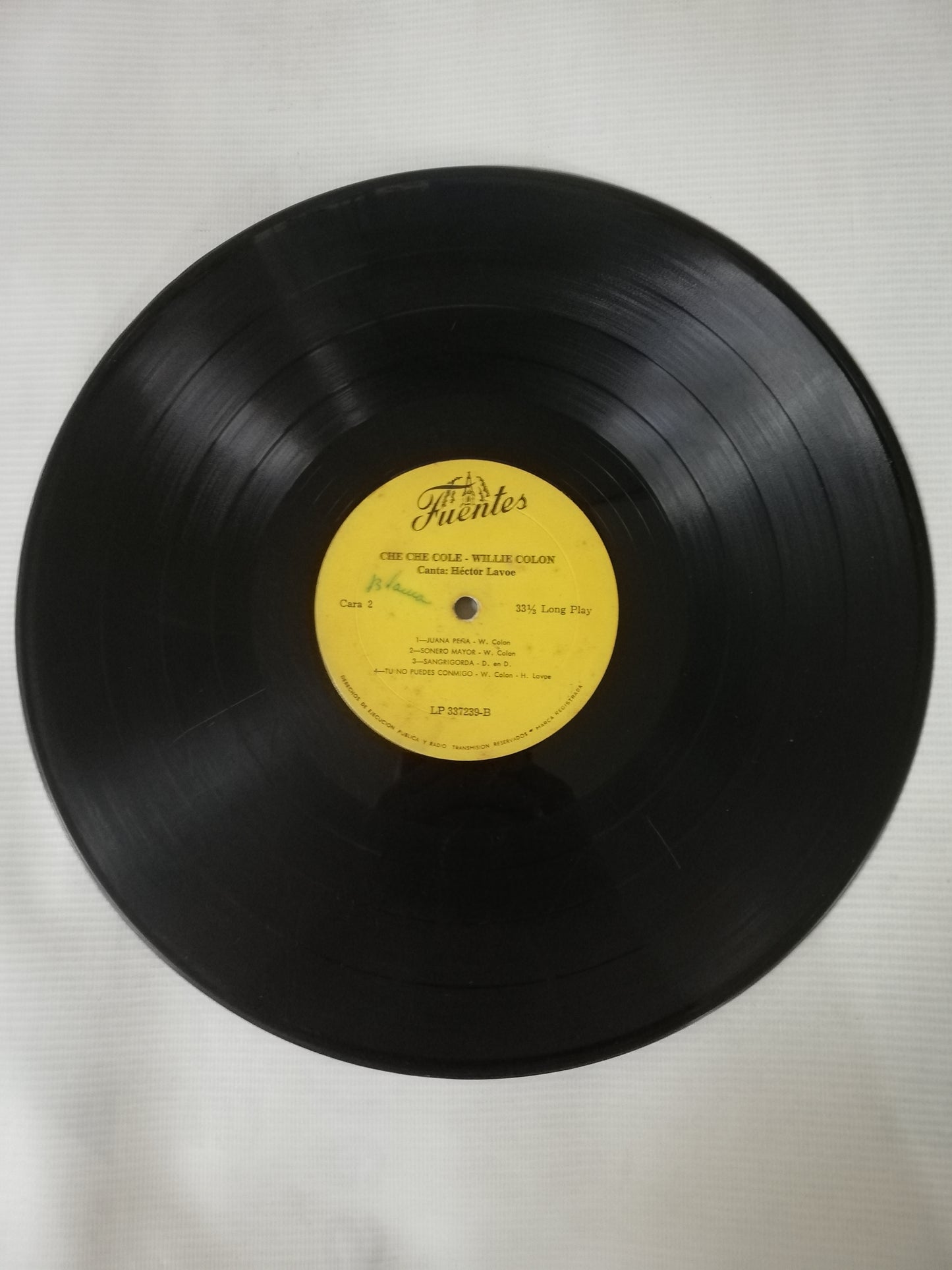 LP WILLIE COLÓN - CANTA: HECTOR LAVOE - CHE CHE COLE