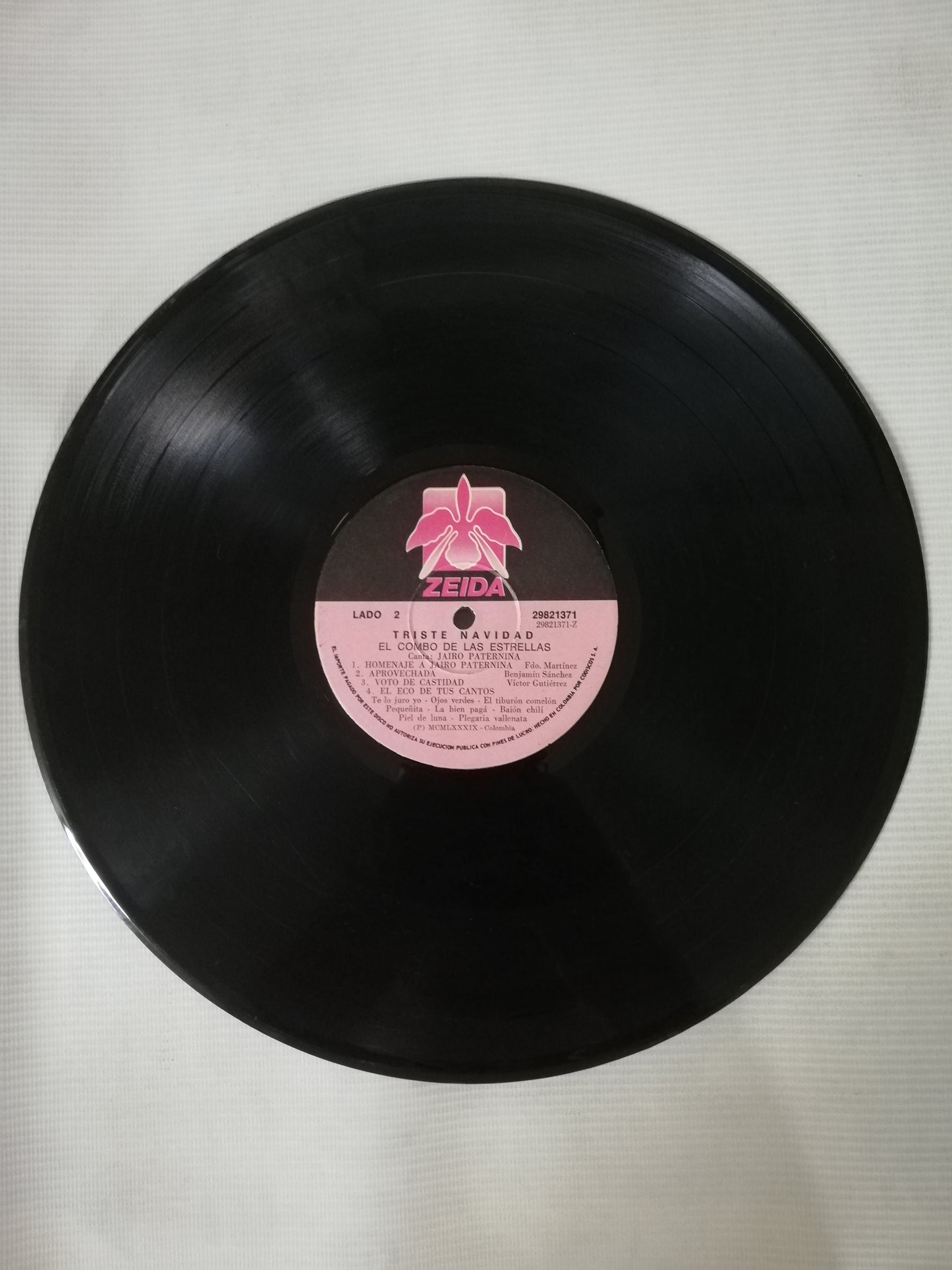 LP EL COMBO DE LAS ESTRELLAS - CANTA: JAIRO PATERNINA - TRISTE NAVIDAD