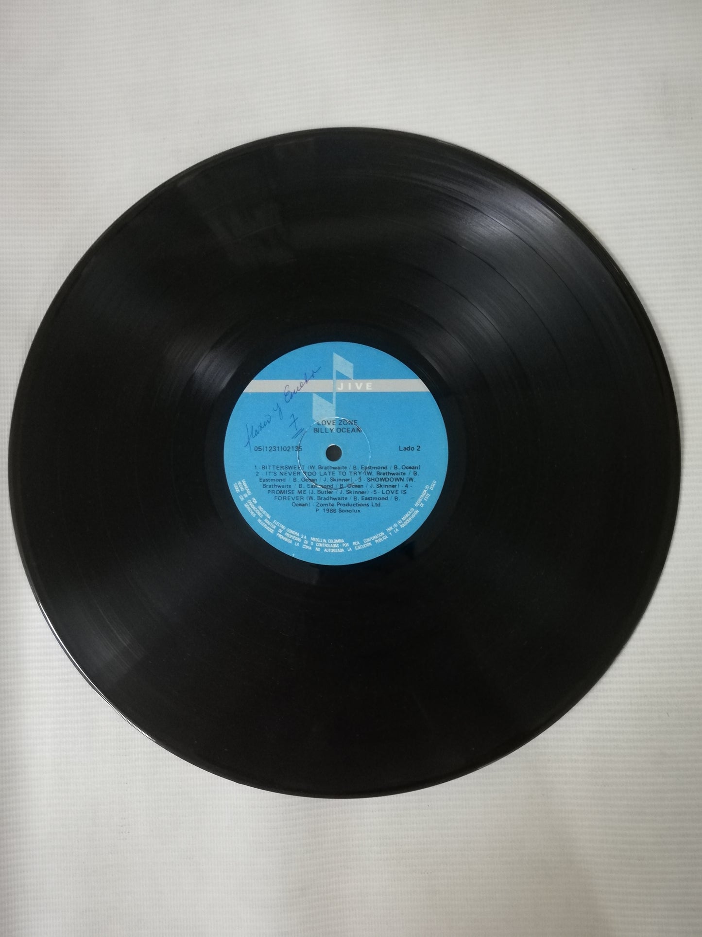 LP BILLY OCEAN - LOVE ZONE