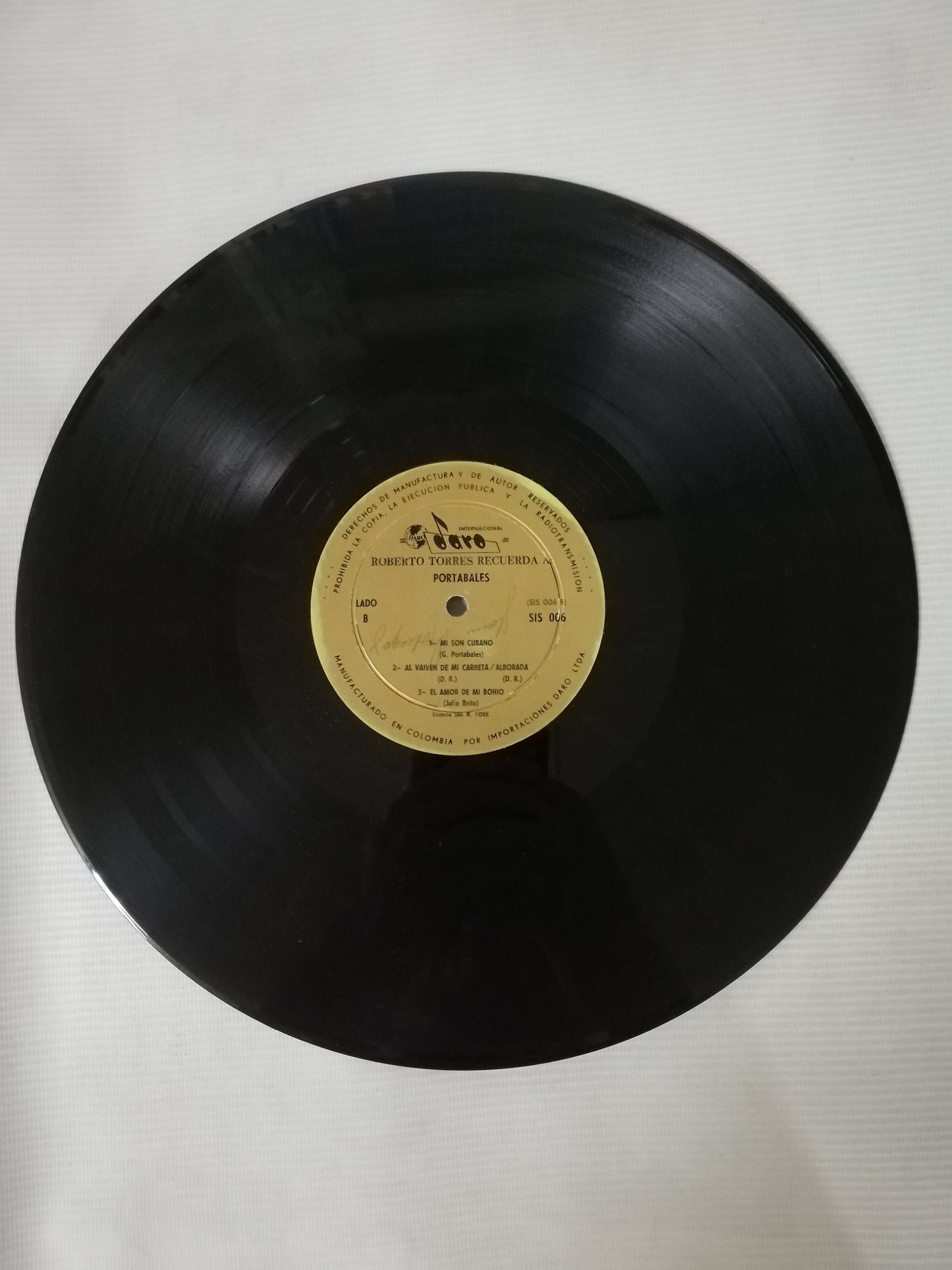 LP ROBERTO TORRES - RECUERDA A PORTABALES