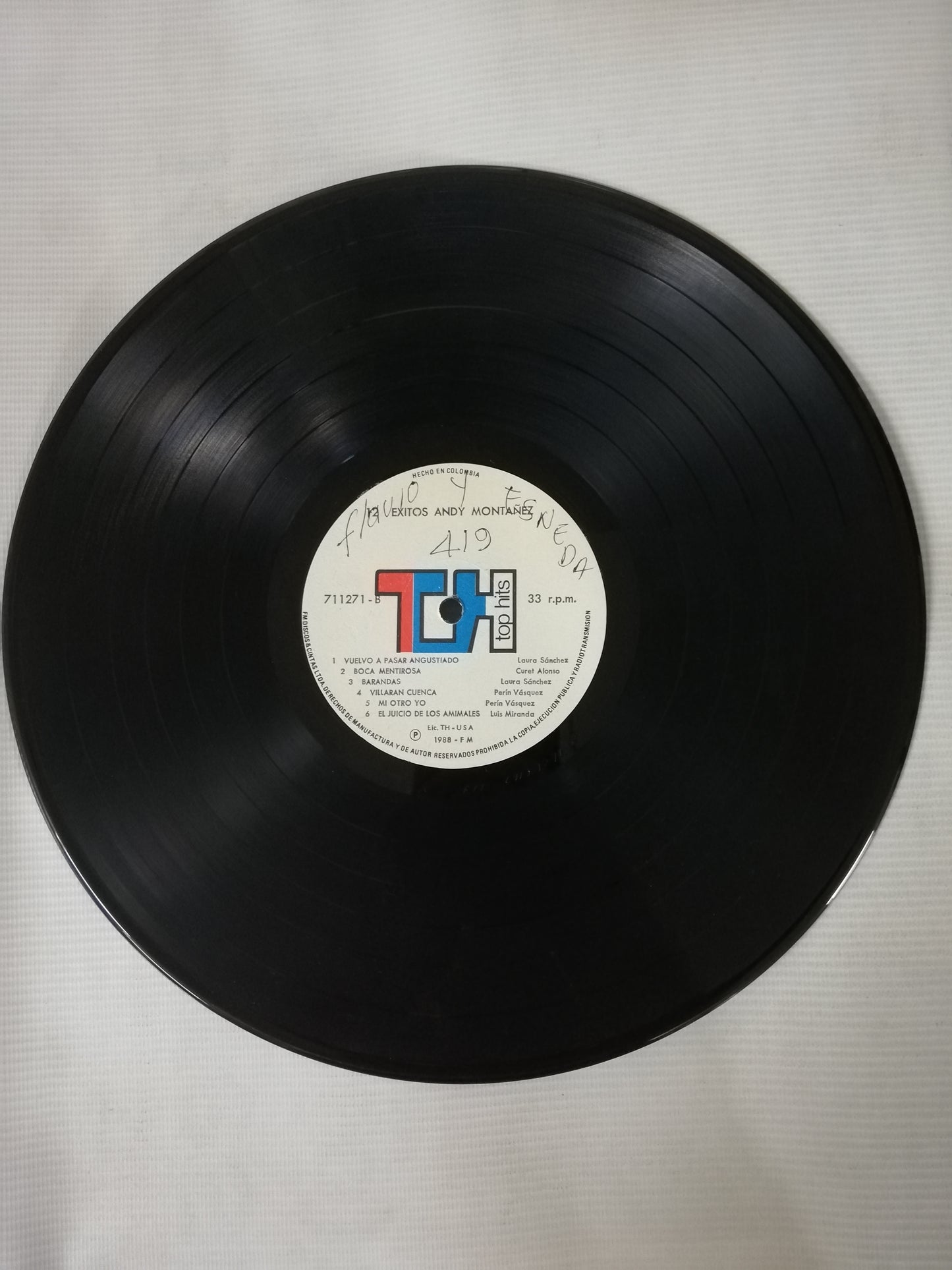 LP ANDY MONTAÑEZ - 12 EXITOS