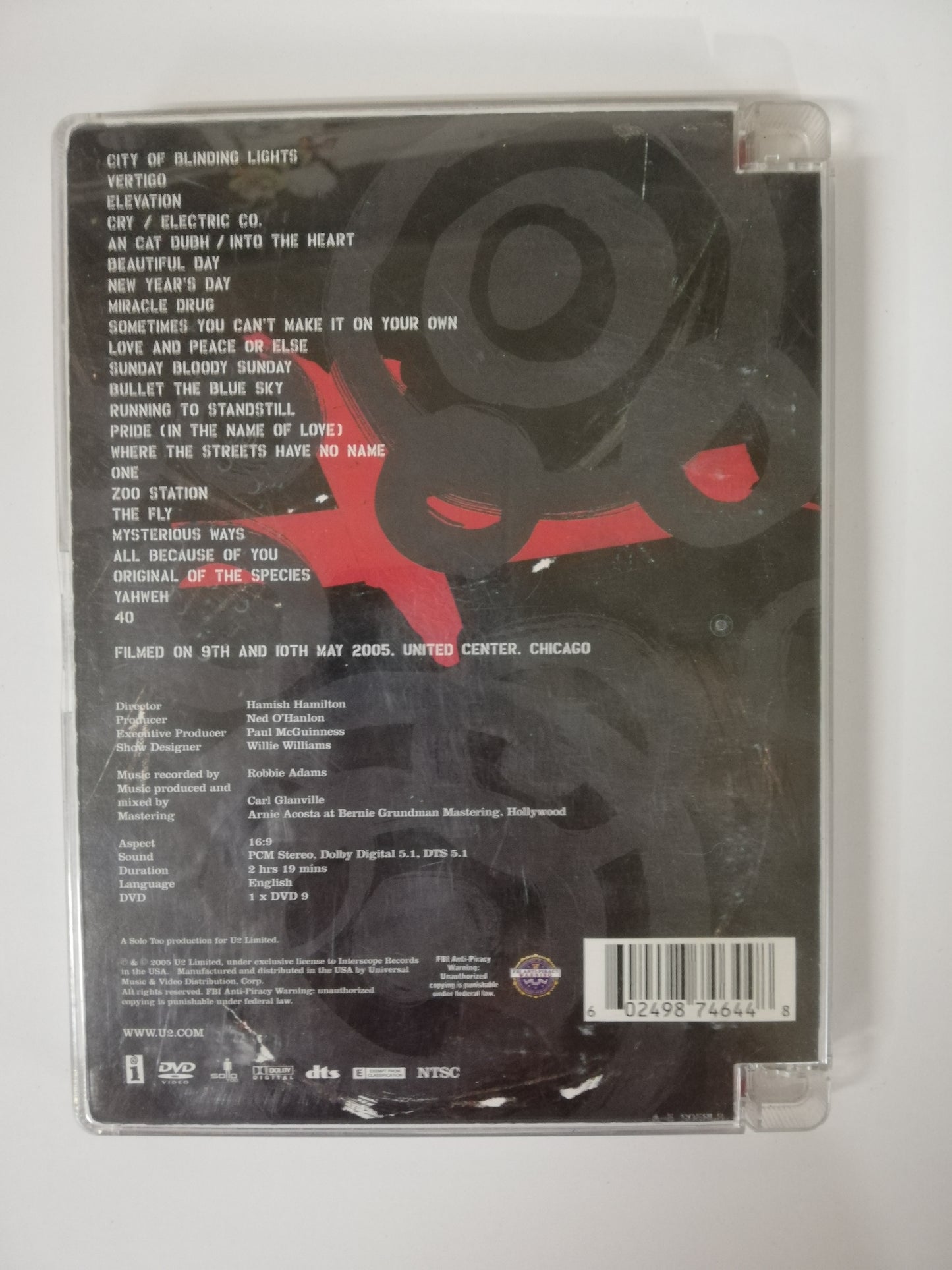 DVD U2 - VERTIGO 2005 - LIVE FROM CHICAGO