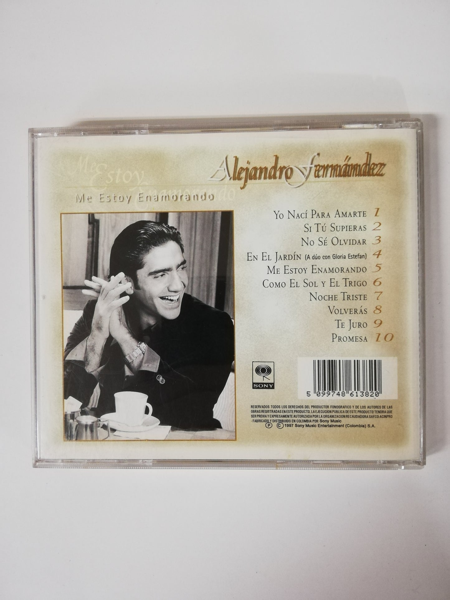 CD ALEJANDRO FERNANDEZ - ME ESTOY ENAMORANDO