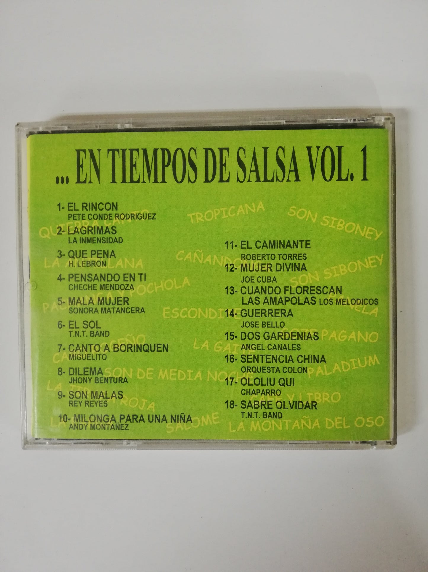 CD EN TIEMPOS DE SALSA - EN TIEMPOS DE SALSA VOL. 1