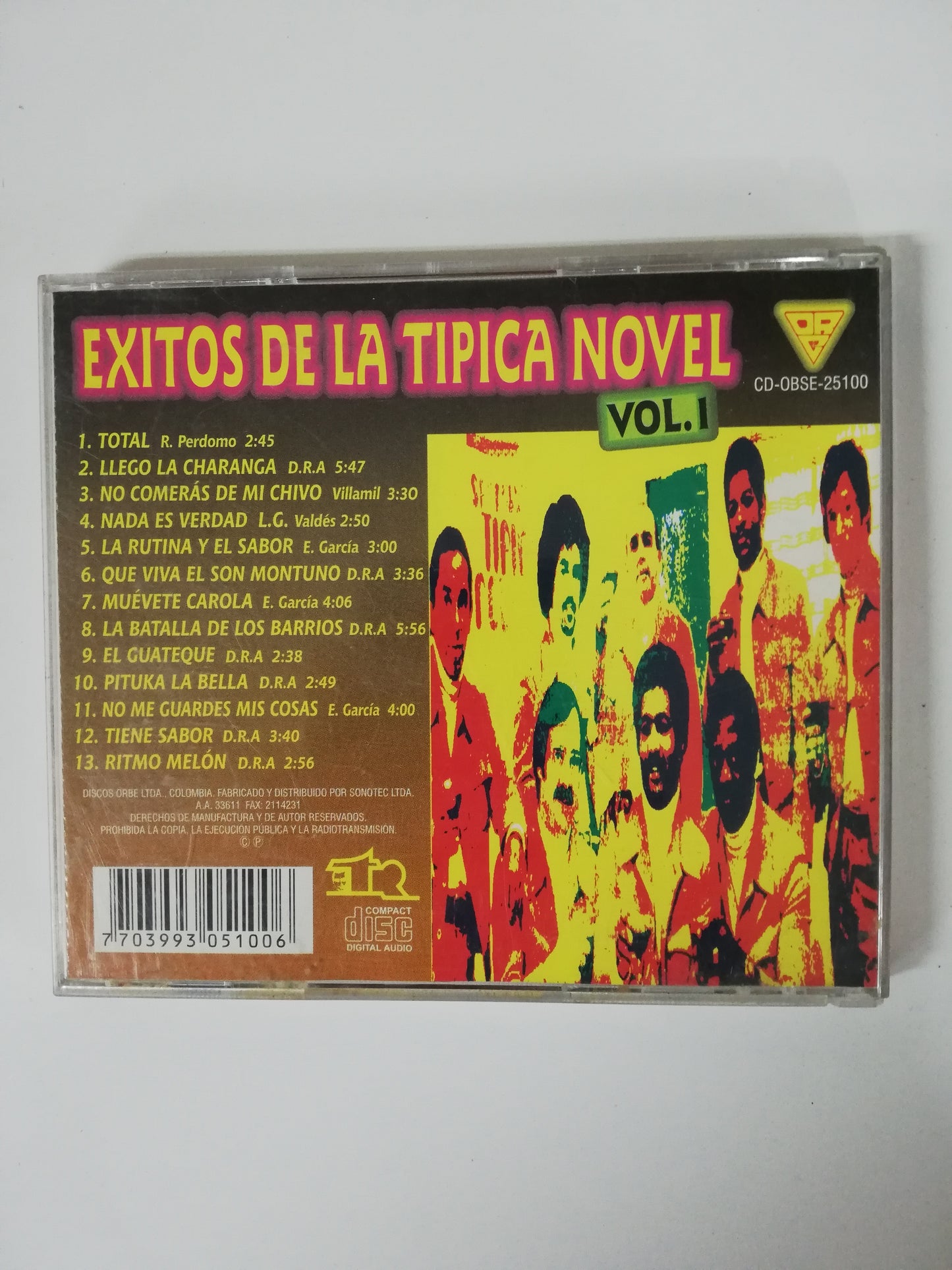 CD LA TIPICA NOVEL - EXITOS DE LA TIPICA NOVEL VOL. 1