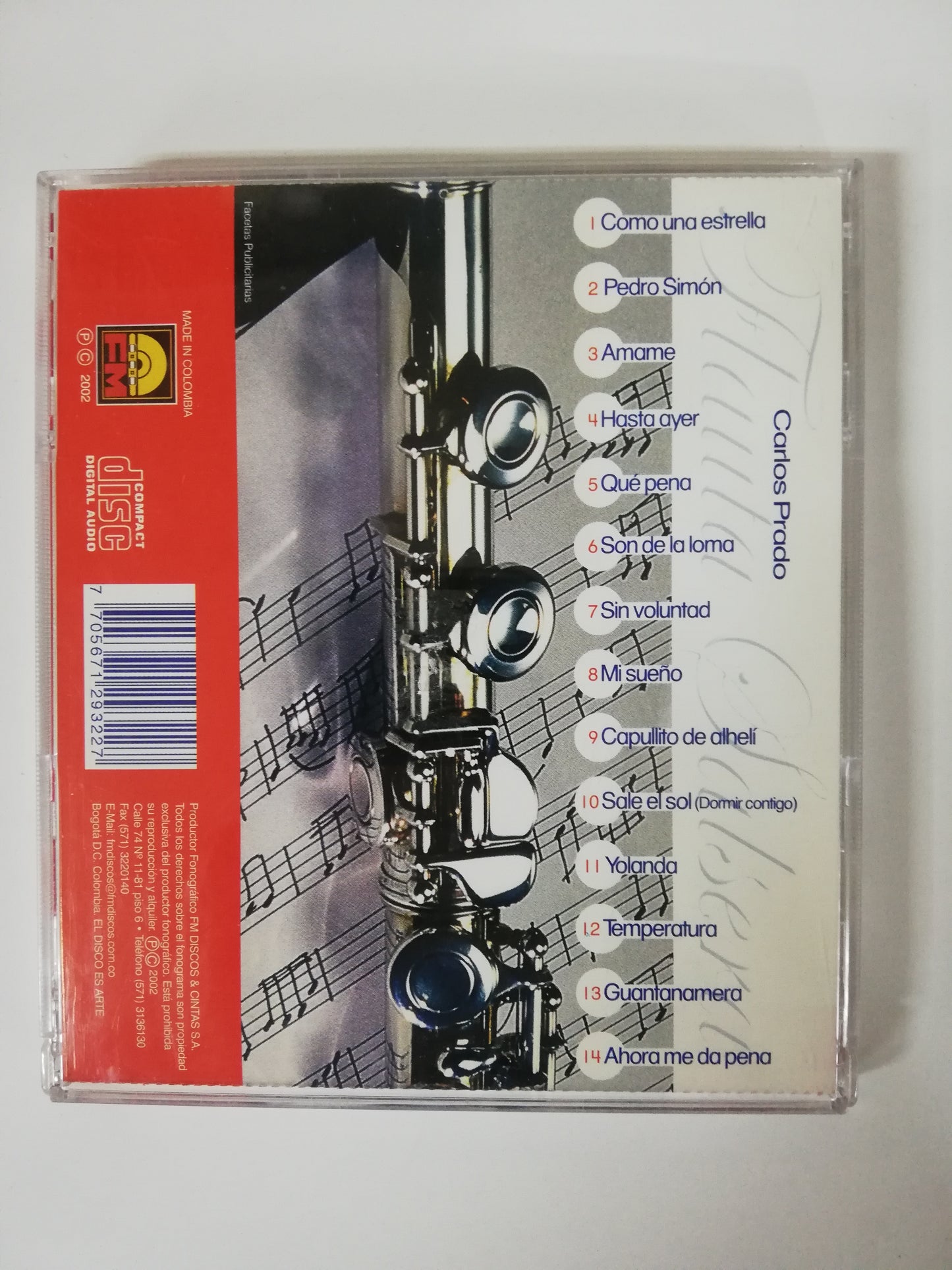 CD CARLOS PRADO - FLAUTA SALSERA