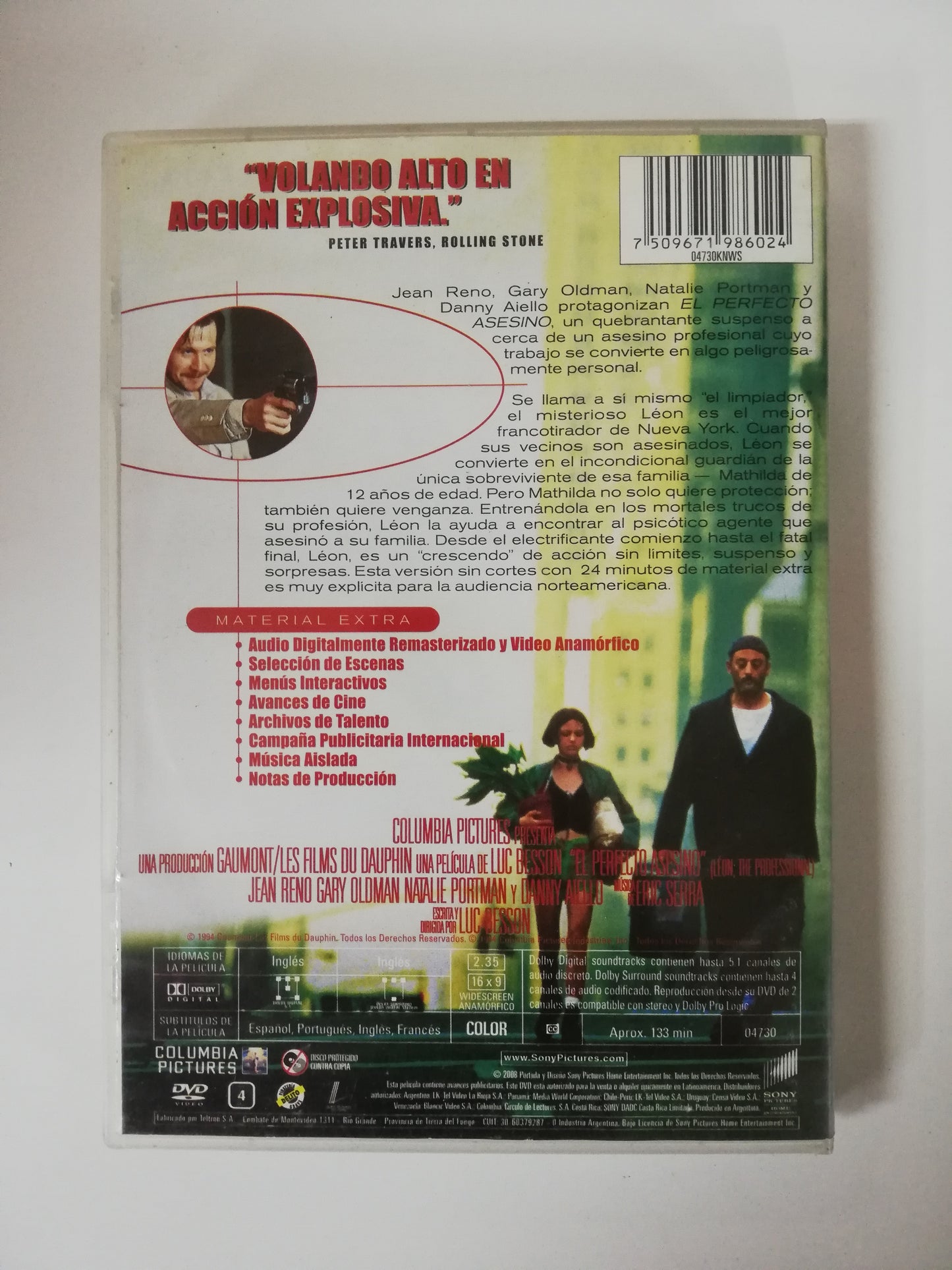 DVD EL PERFECTO ASESINO - LUC BESSON