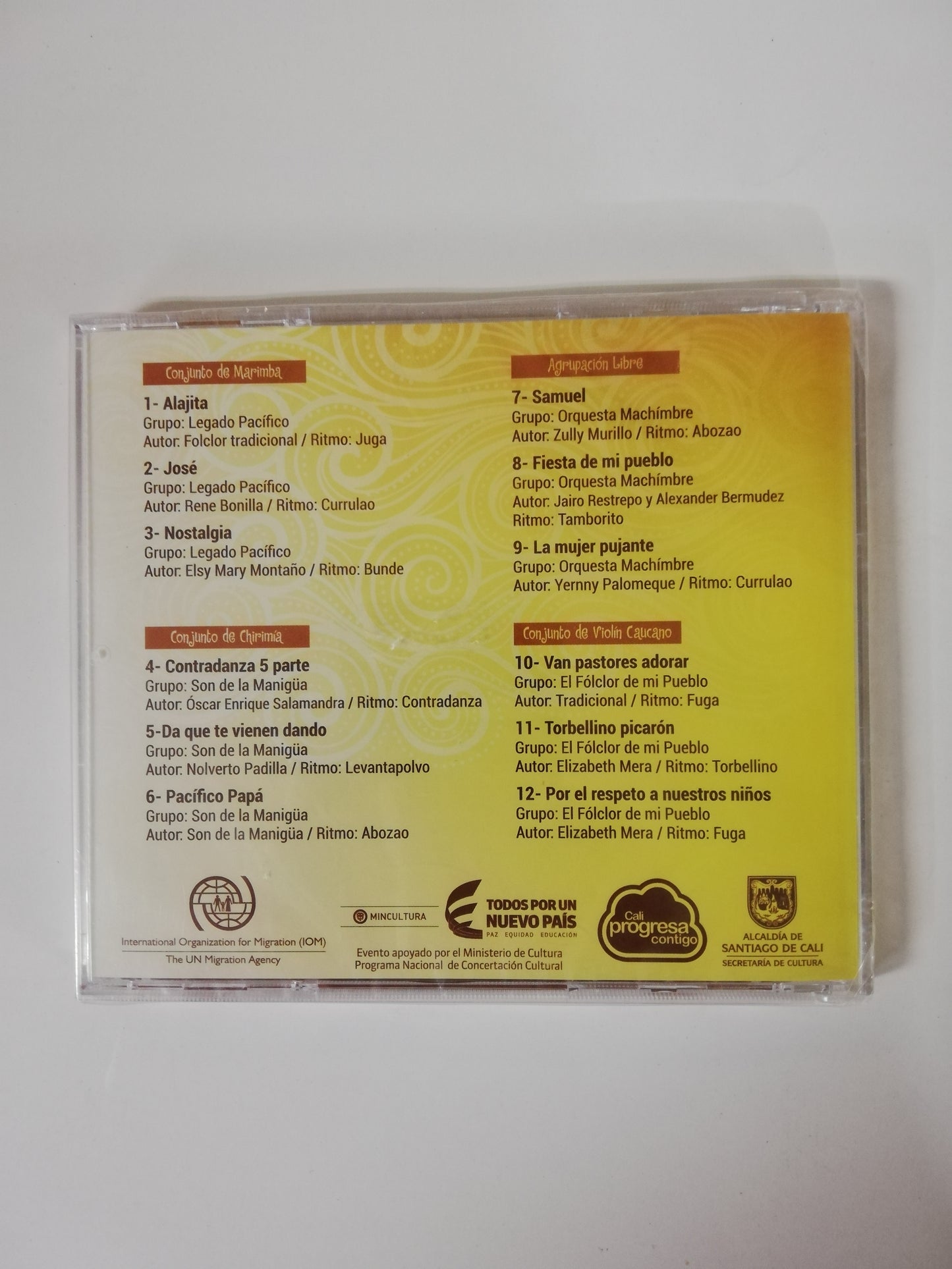 CD XXI FESTIVAL DE MÚSICA DEL PACIFICO PETRONIO ALVAREZ - GANADORES 2017