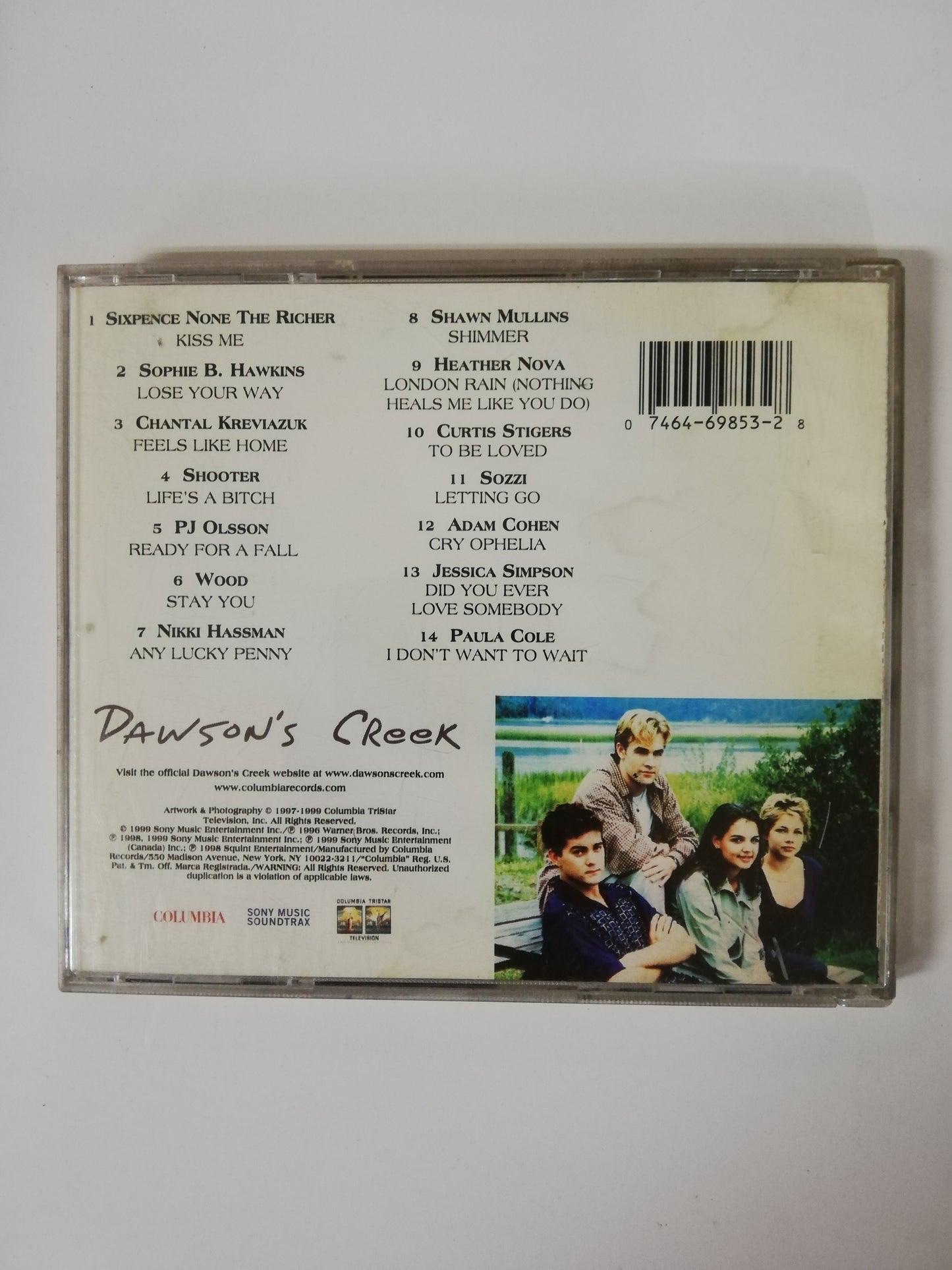 CD DAWSON´S CREEK - SONGS FROM DAWSON´S CREEK